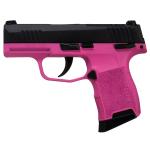 SIG P365 MICRO 380 3.1'' BBL 10RD MS PINK FRAME