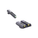 T.F.O. GREEN FRT/YELL REAR GLOCK 17,17L,19,22,23,24