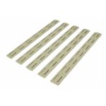RAIL PANEL KIT 5-PACK M-LOK POLYMER FLAG DARK EARTH 5.5''
