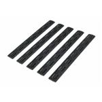 RAIL PANEL KIT 5-PACK M-LOK POLYMER BLACK 5.5''