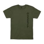 VERT LOGO COTTON T-SHIRT OLIVE DRAB SM