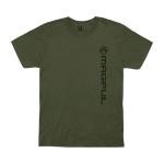 VERT LOGO COTTON T-SHIRT OLIVE DRAB MD