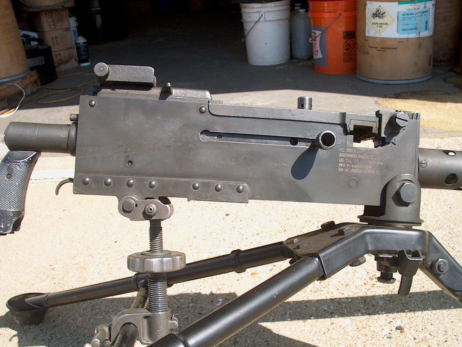 AMNESTY Registered Saginaw 1919A4 Machine Gun