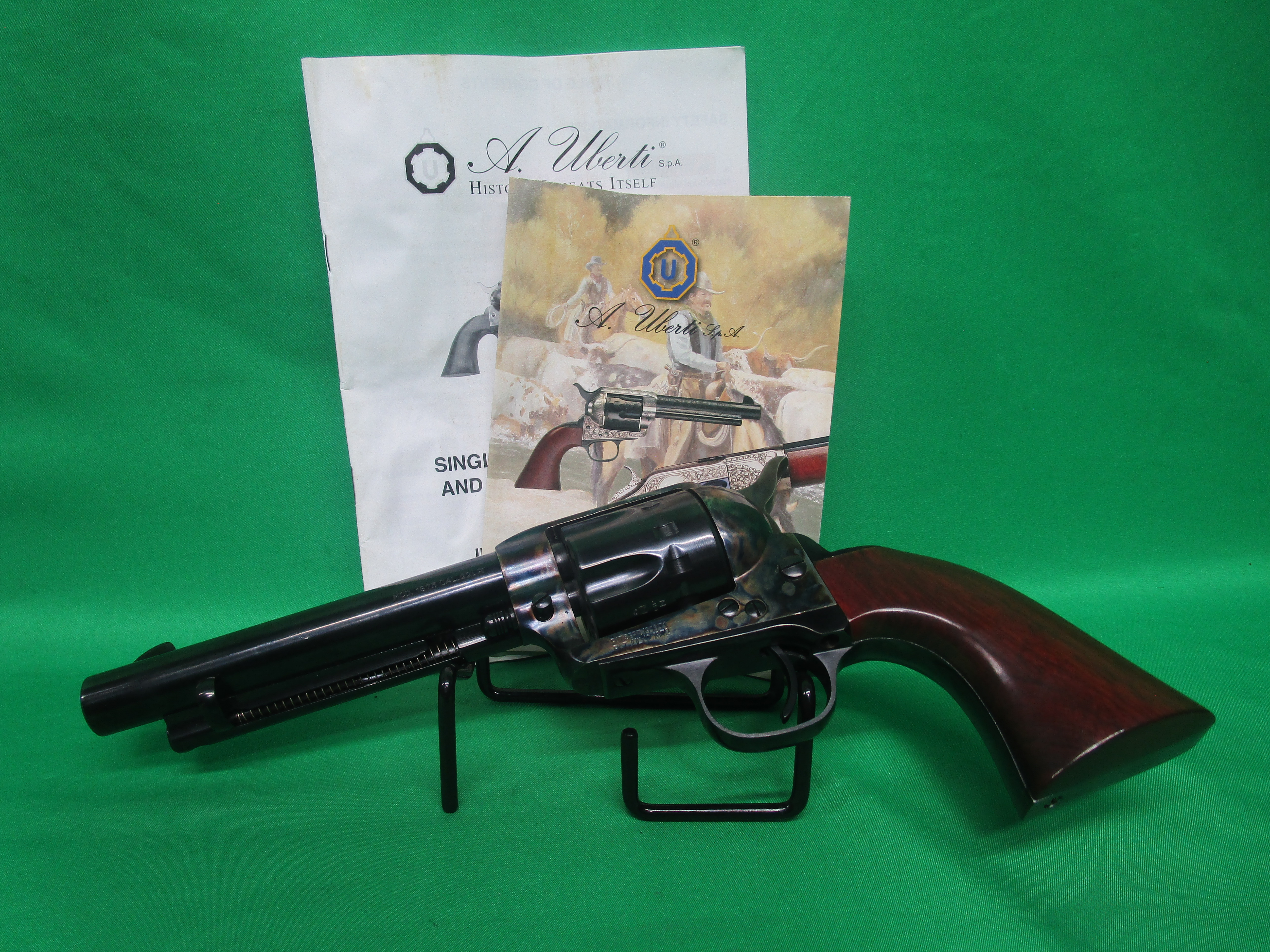 USED UBERTI CATTLEMAN II 1873 22LR 5.5" 11SHOT CASE HARDENED UZ6200