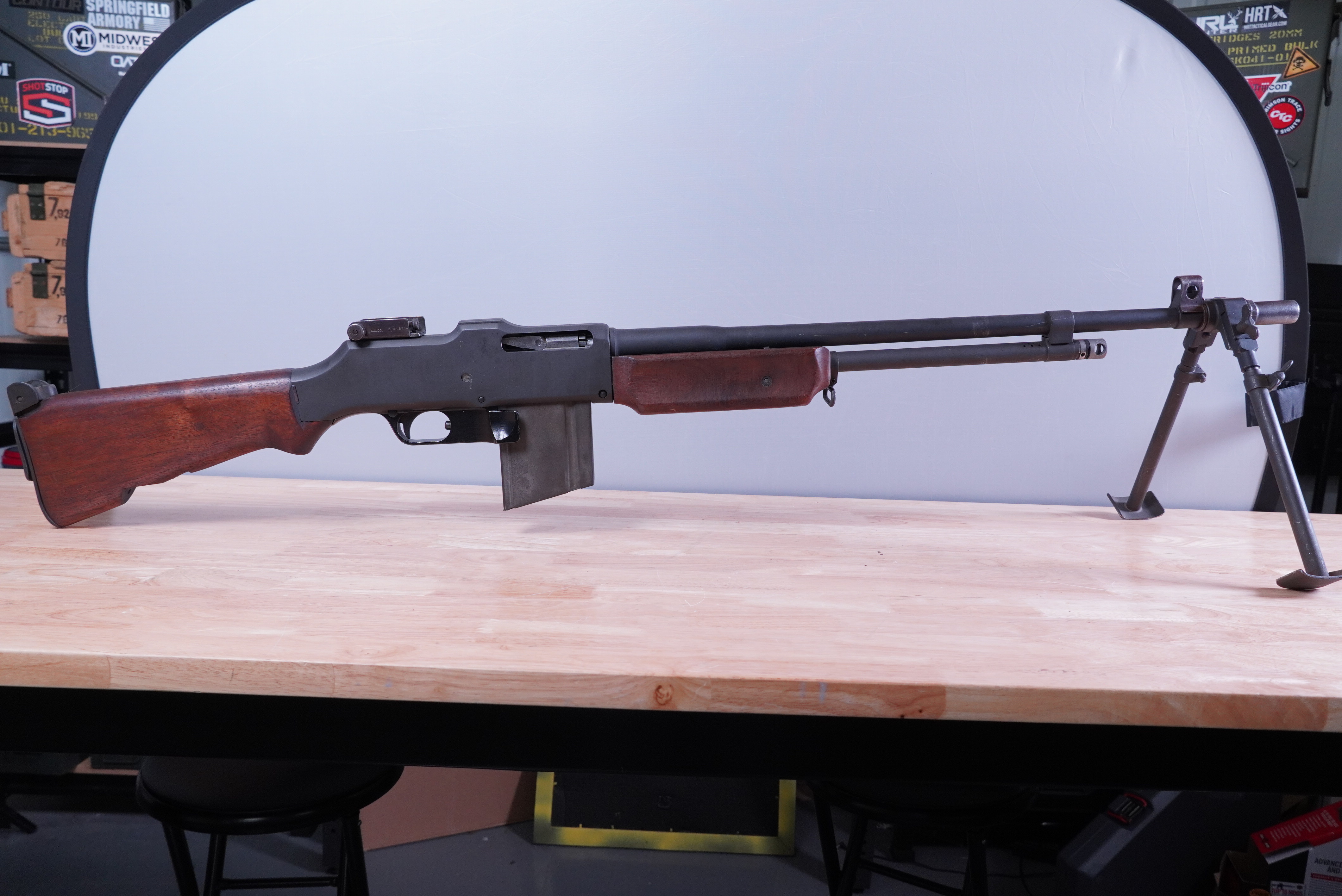 Archived Gun Listing: Pre sample Marlin Rockwell BAR Machine Gun | GunSpot