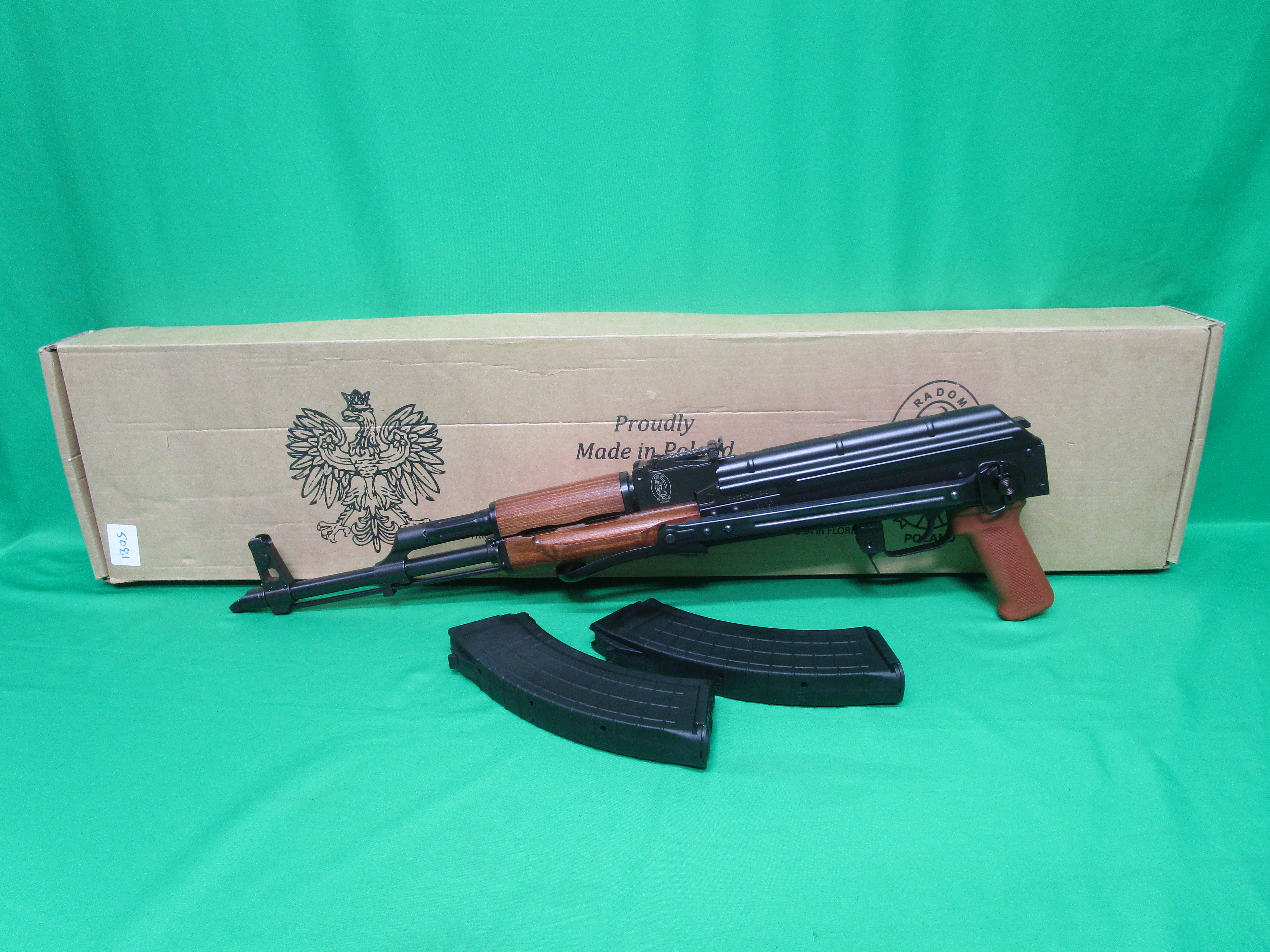 USED PIONEER ARMS POL-AK-S-UF-CT-W AK-47 SPORTER UNDERFOLDER 7.62X39 16" W/ BOX & 2 MAGS PAC23PL10942