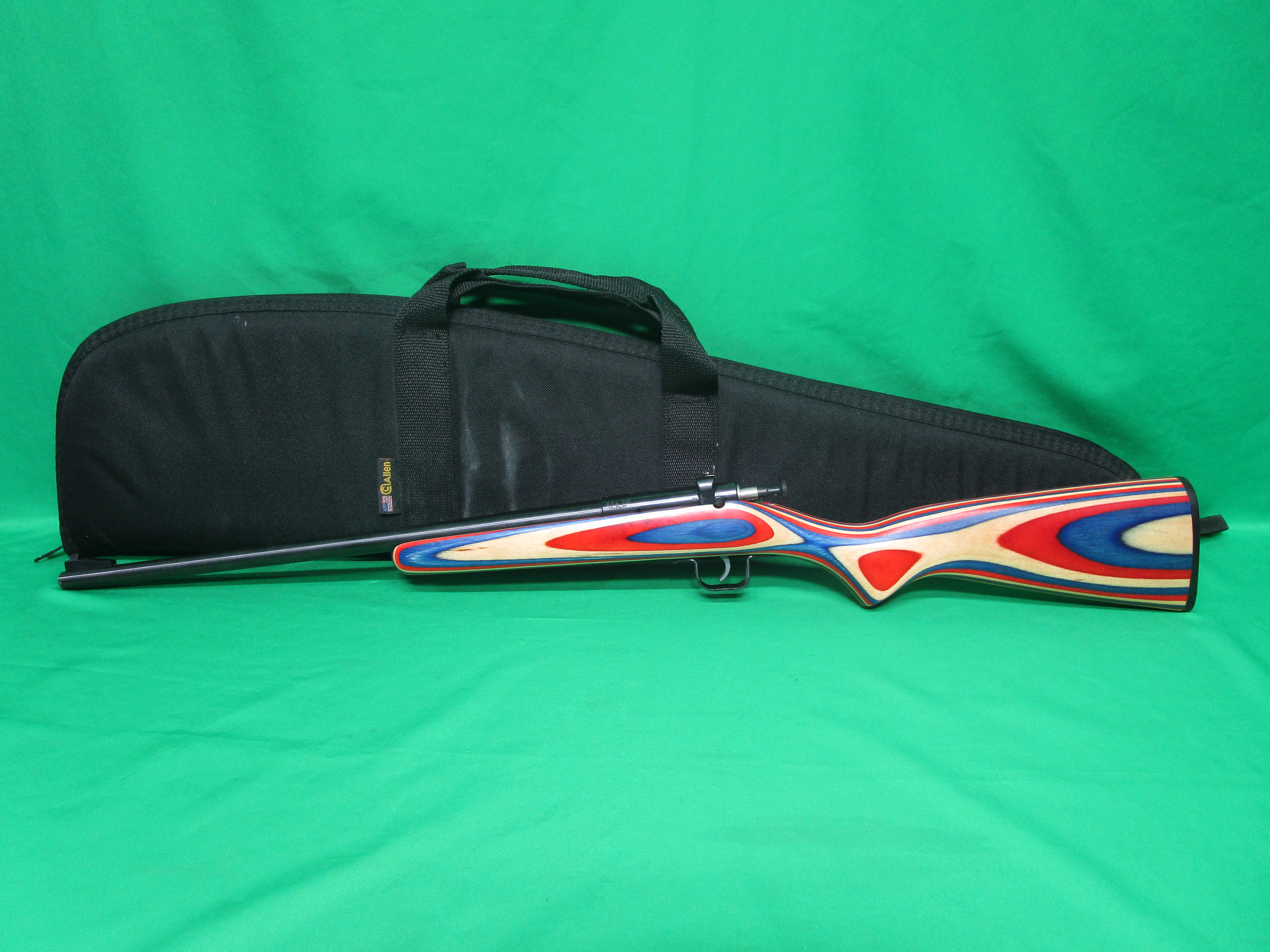USED CRICKETT YOUTH RIFLE 22LR 16" W/ SOFT CASE 412408