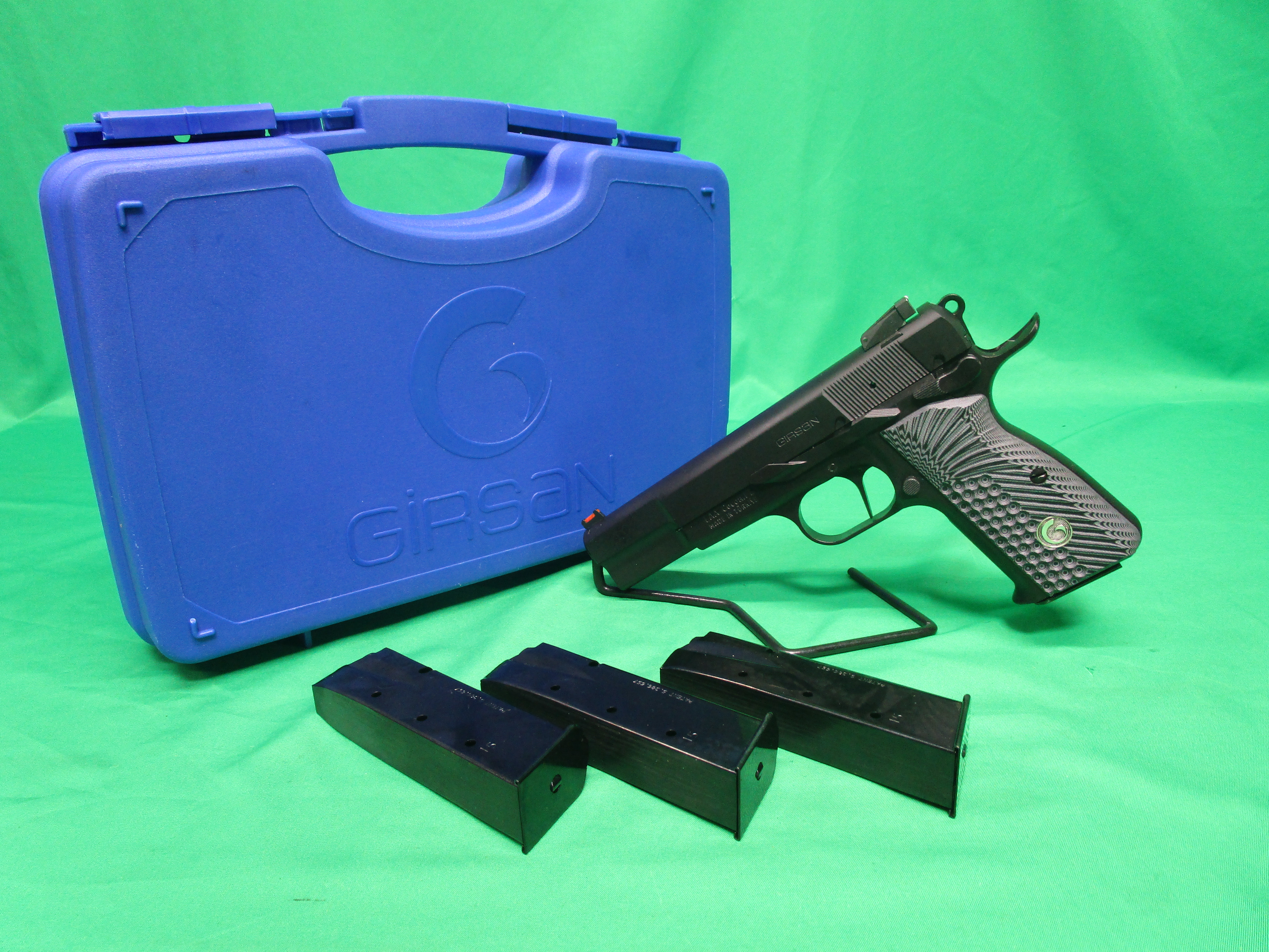 USED GIRSAN MC P35 MATCH 9MM 4.87" W/ CASE & 4 MAGS T636823FA02277