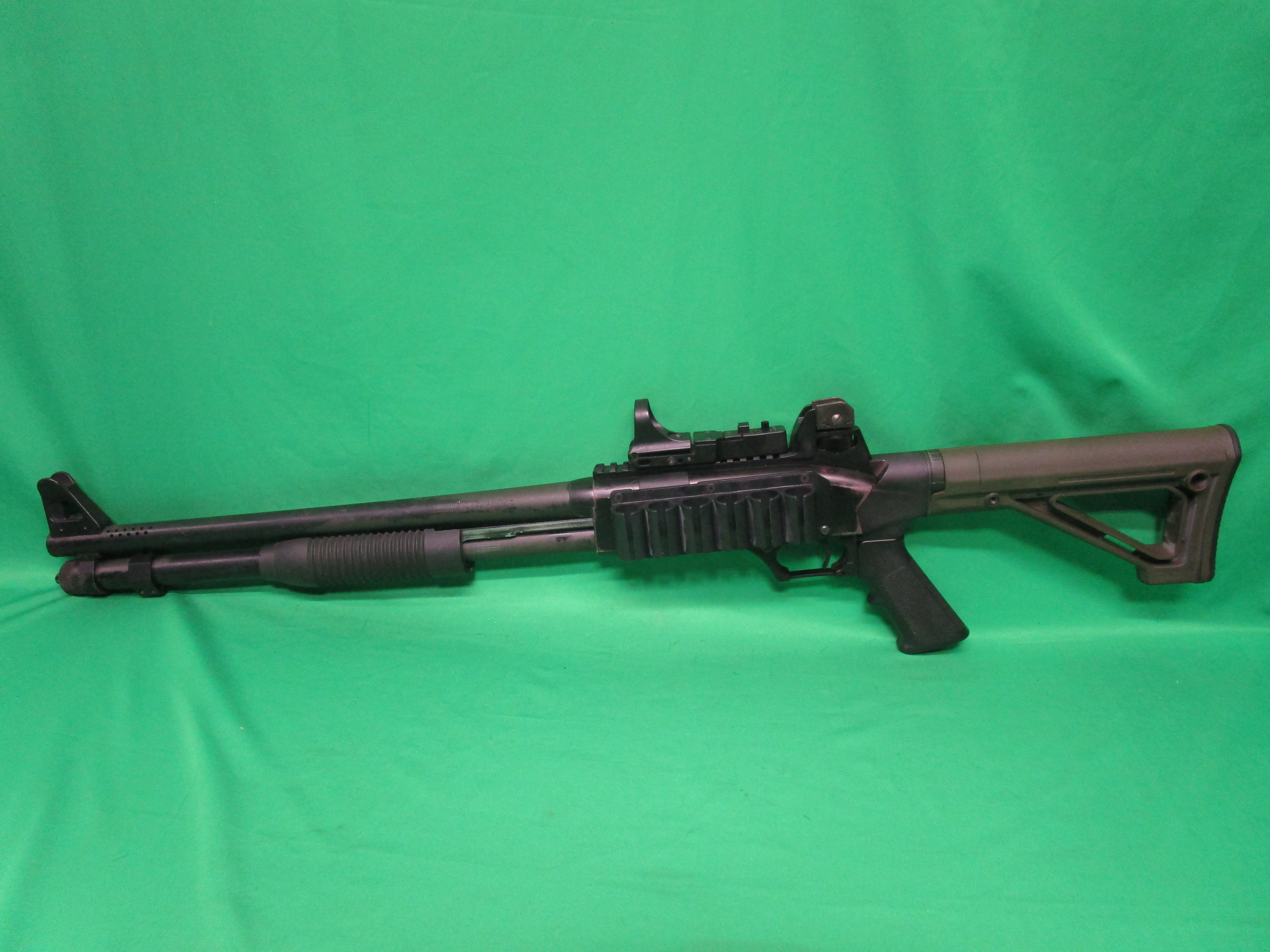 USED FN TACTICAL POLICE SHOTGUN 12GA 18" W/ REDOT DOT & SHELL HOLDER FL101634