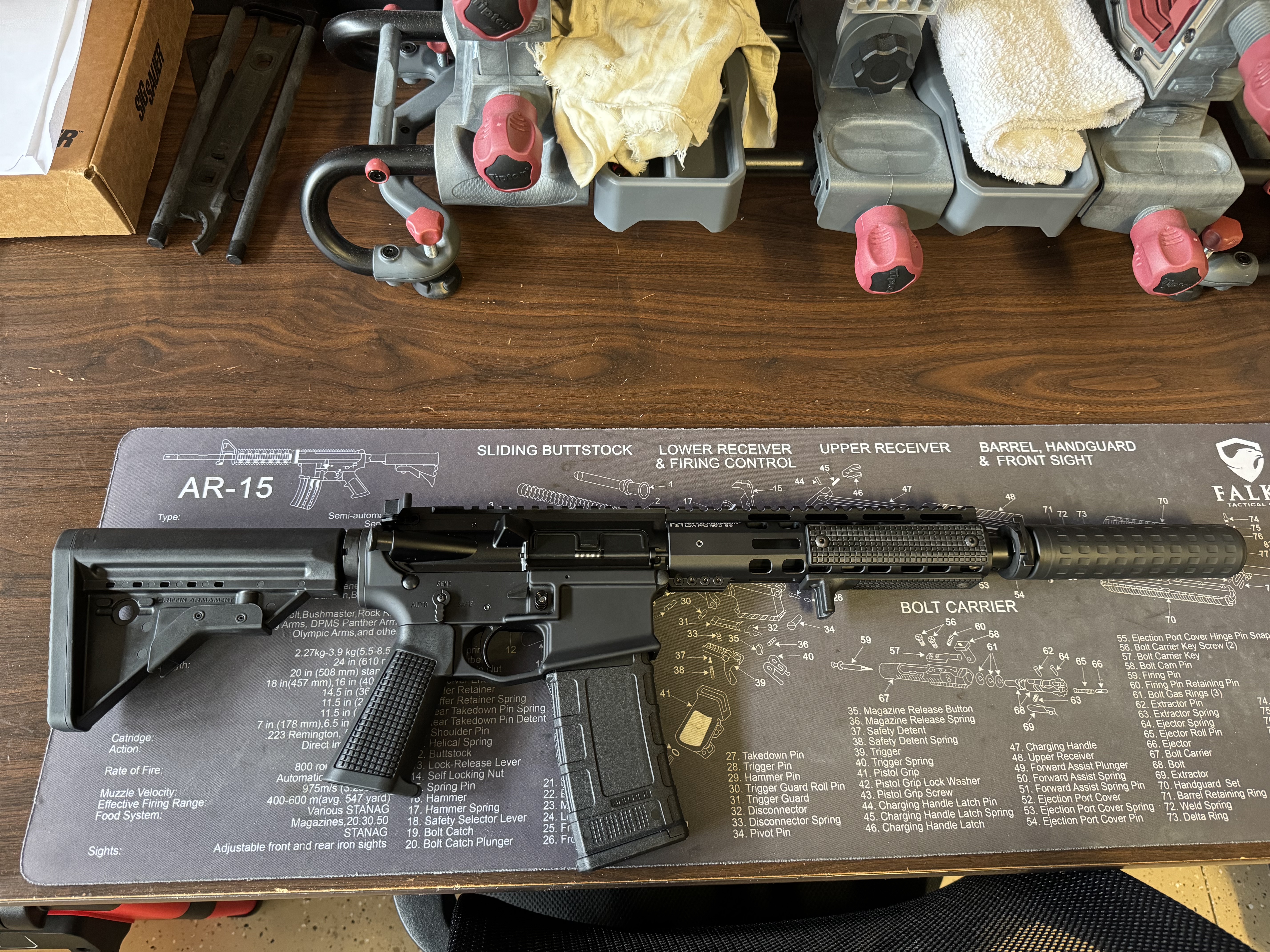 Griffin Armament mark 2 SBR with Griffin 30SD-K suppressor