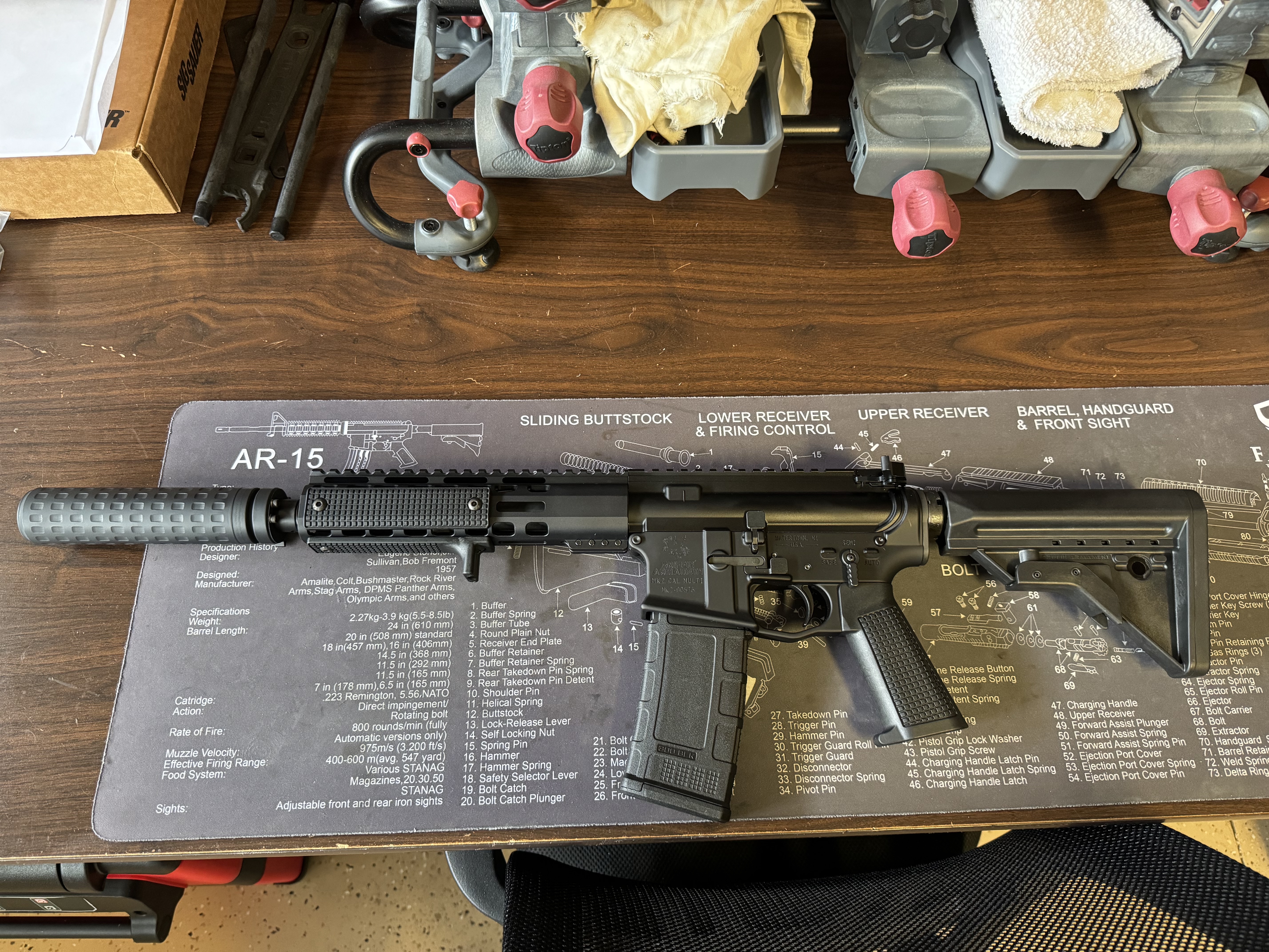 Griffin Armament mark 2 SBR with Griffin 30SD-K suppressor
