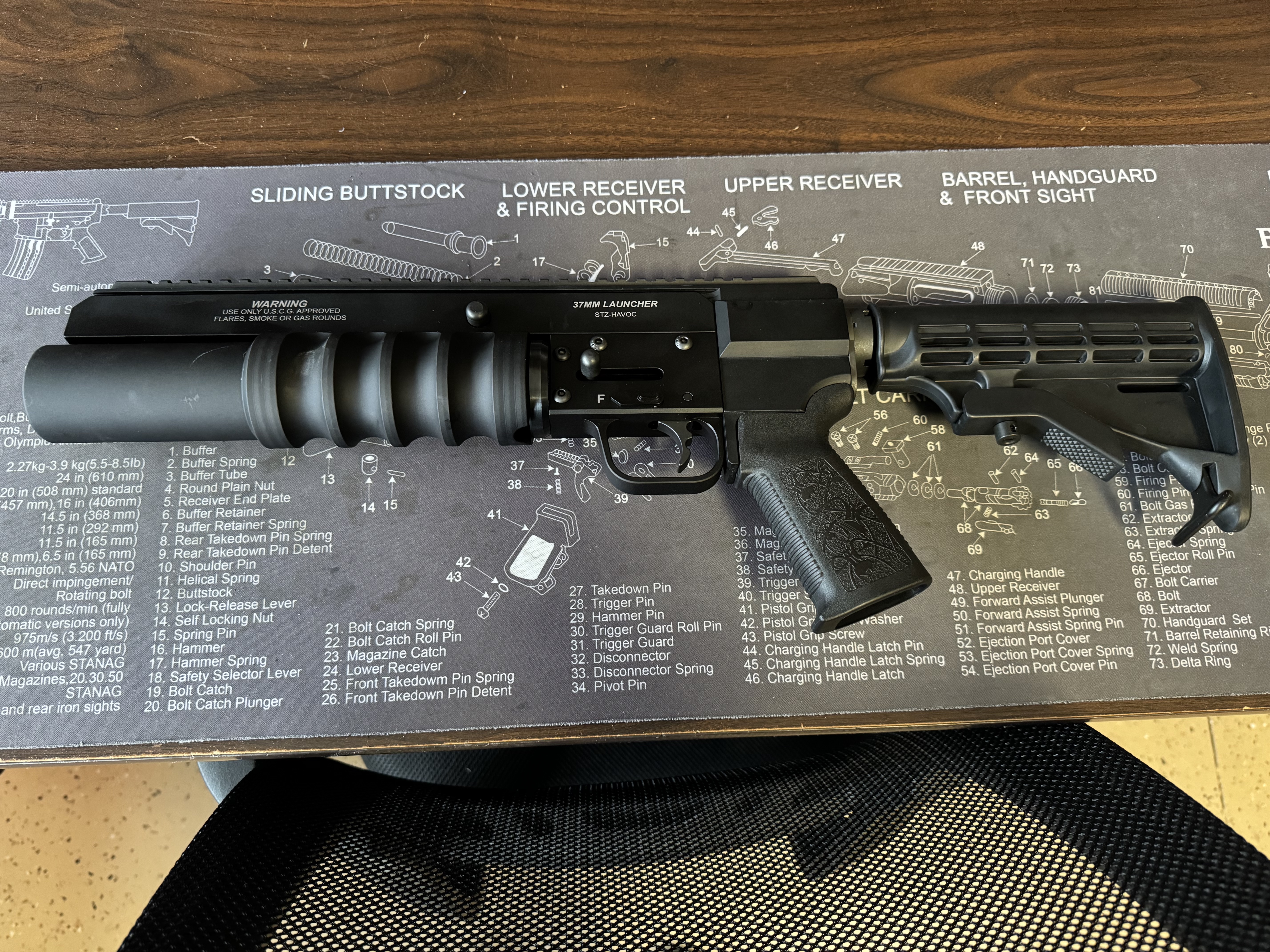 Spikes Tactical 12in Havoc 37mm launcher