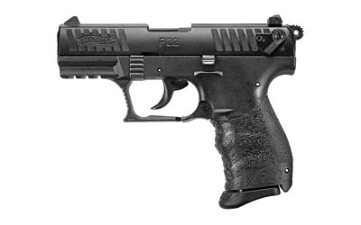 NEW WALTHER, P22Q, SEMI-AUTOMATIC, DOUBLE ACTION, COMPACT, 22LR, 3.4" BARREL, POLYMER FRAME, BLACK FINISH, 10RD, 2 MAGAZINES, 3 DOT POLYMER SIGHTS 723364214547