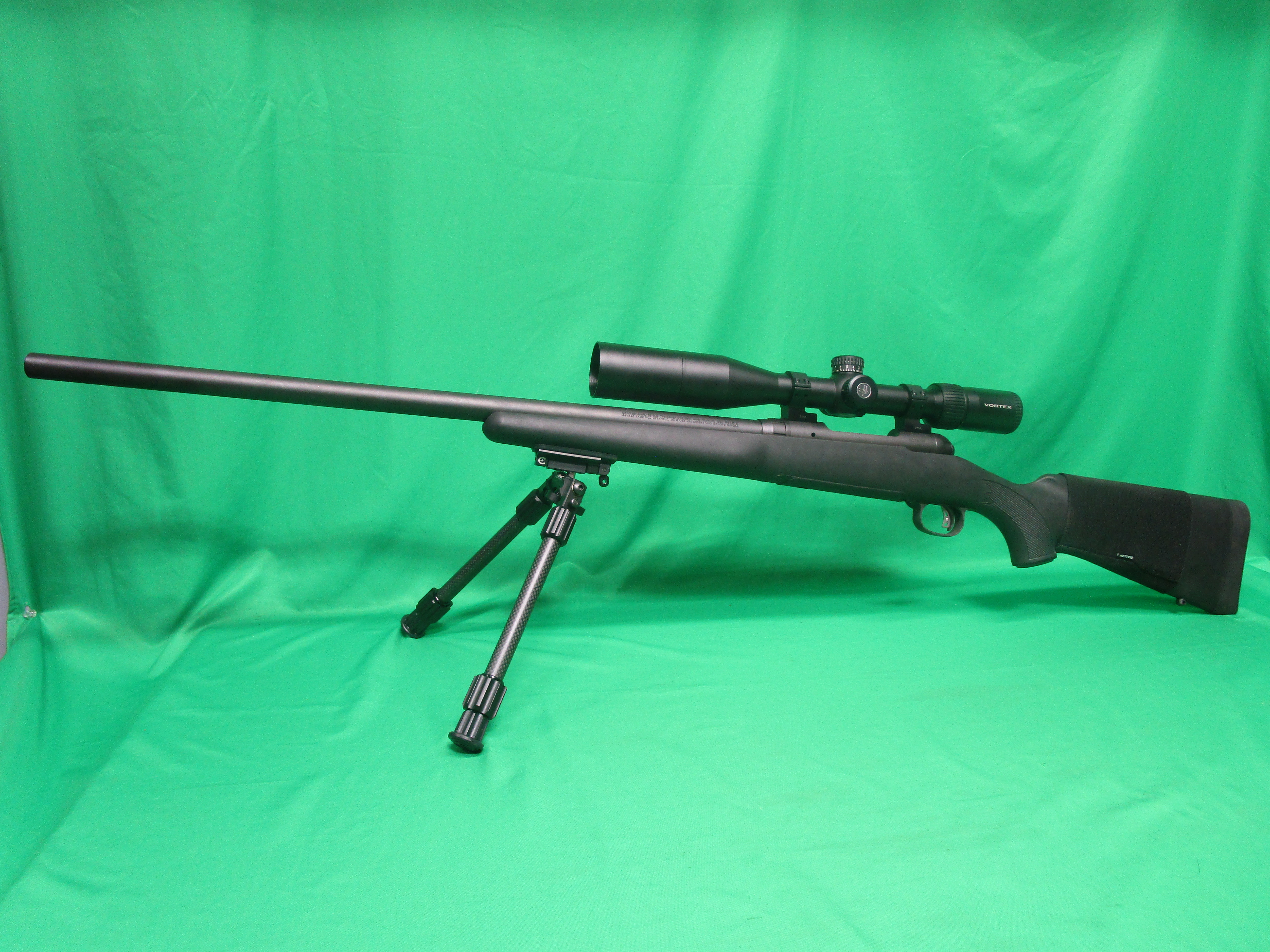 USED SAVAGE MODEL 12 6.5 CREEDMOOR 26" W/ BIPOD & VORTEX SCOPE N296033