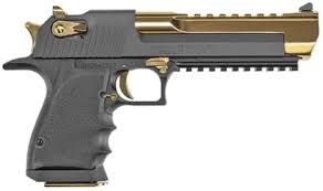 NEW MAGNUM RESEARCH DE50BATG DESERT EAGLE MARK XIX L6 SERIES 50AE 6" BLACK FRAME GOLD PLATED SLIDE 761226089094