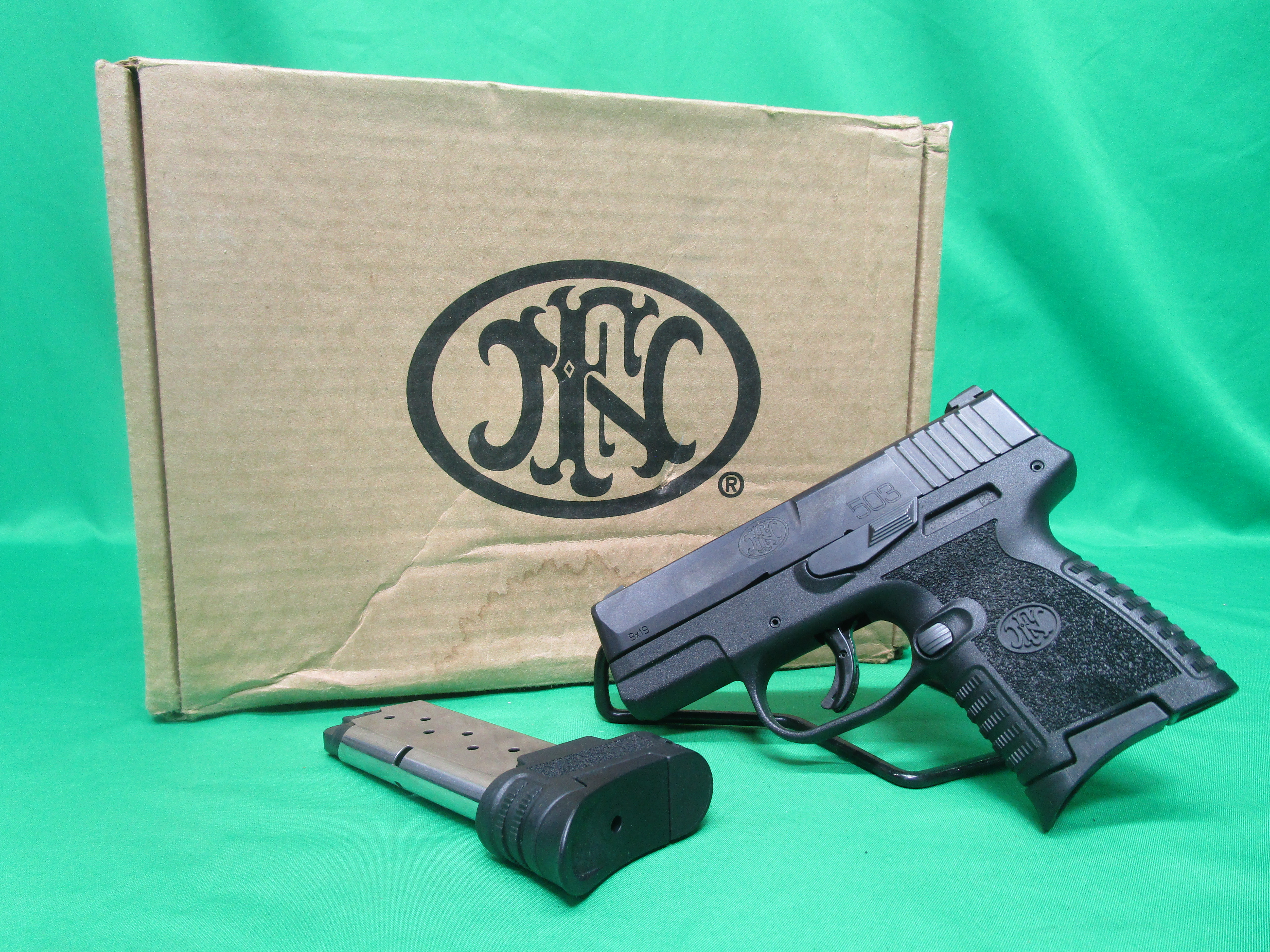 USED FN 503 9MM 3" W/ BOX & 2 MAGS CV017756