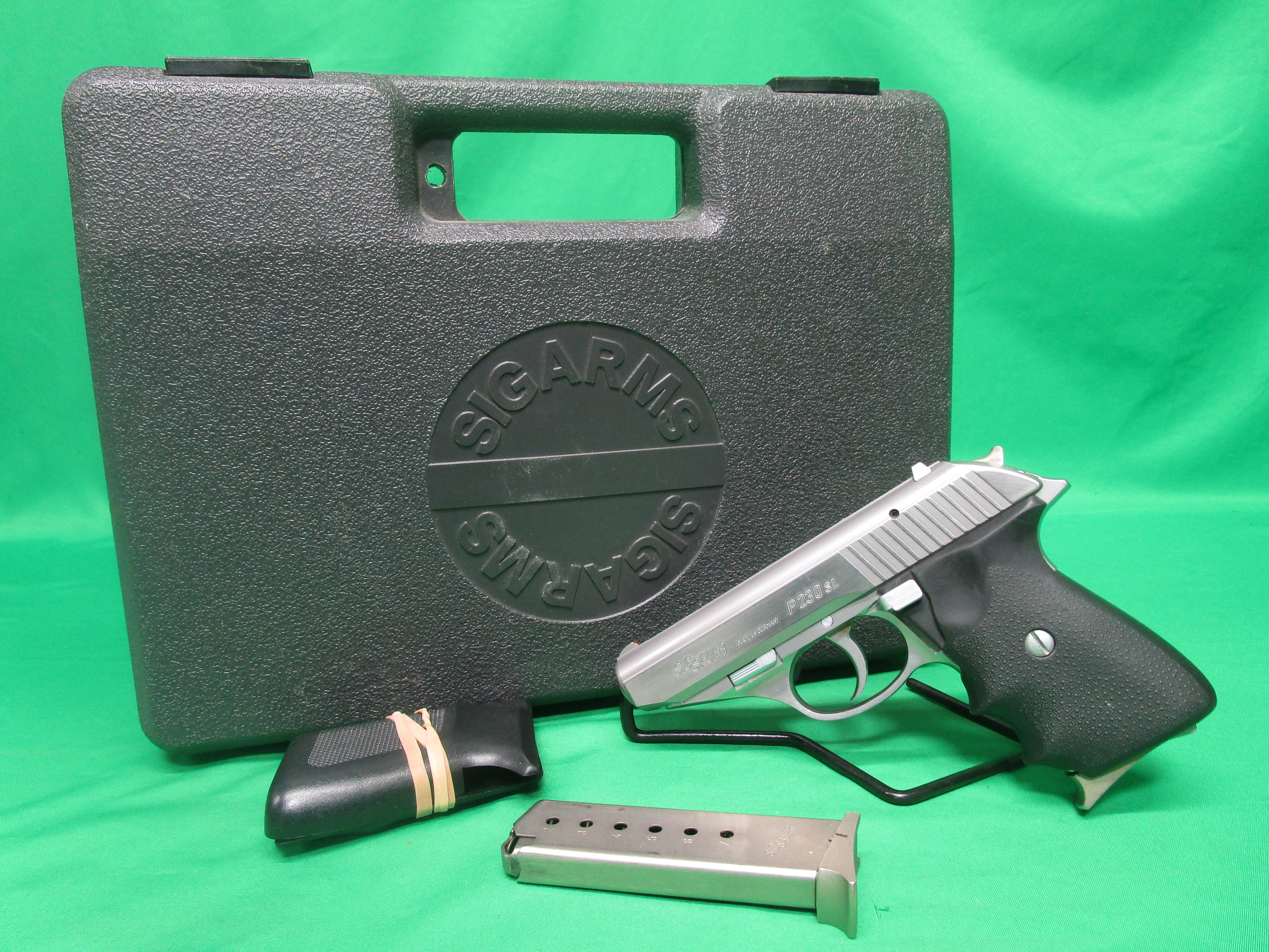 USED SIG SAUER P230SL 380ACP 3.5" W/ CASE & 2 MAGS S060063