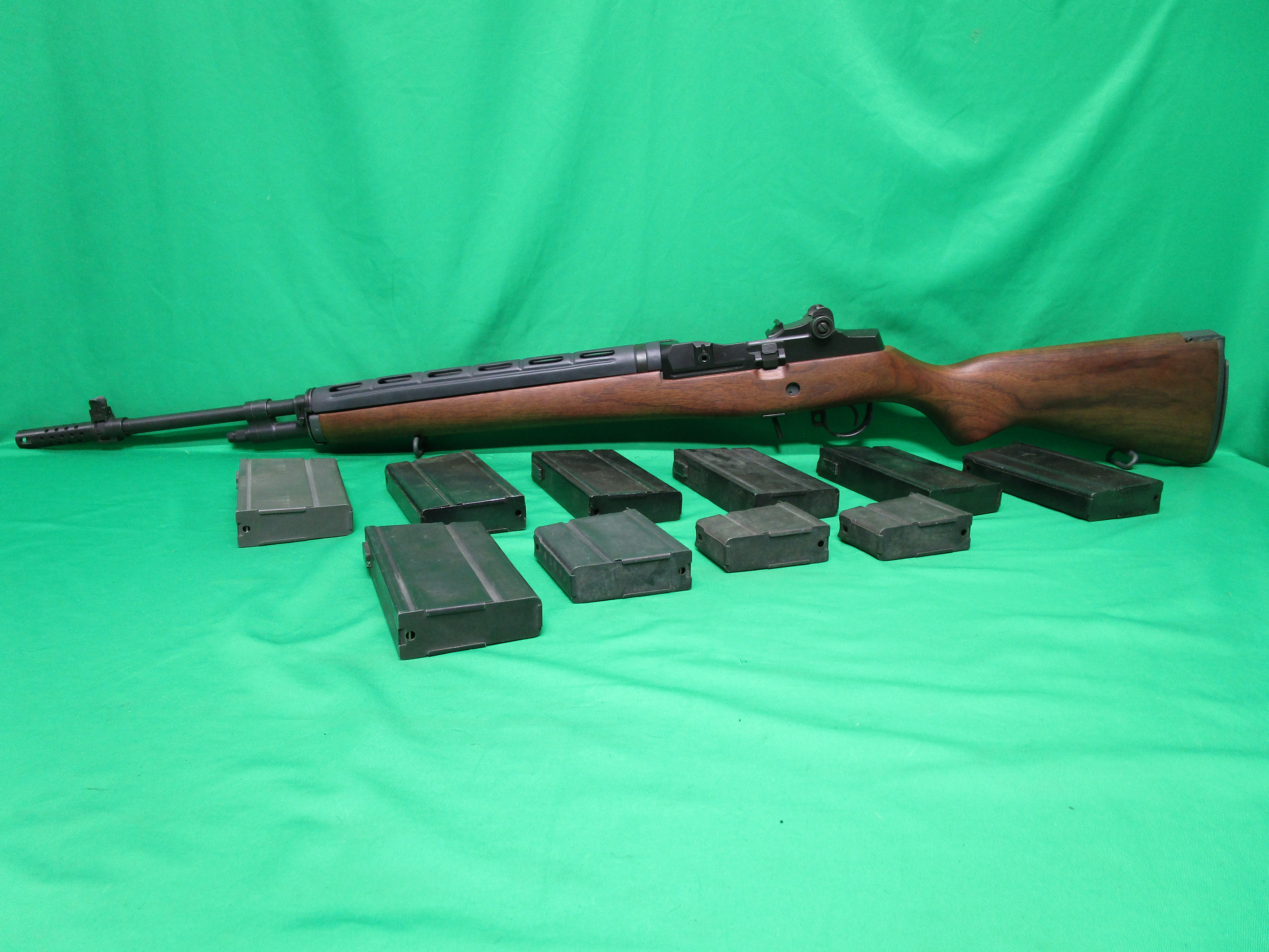 USED SPRINGFIELD ARMORY US RIFLE M1A 308WIN 22" W/ TOOLS & 10 MAGS 097258