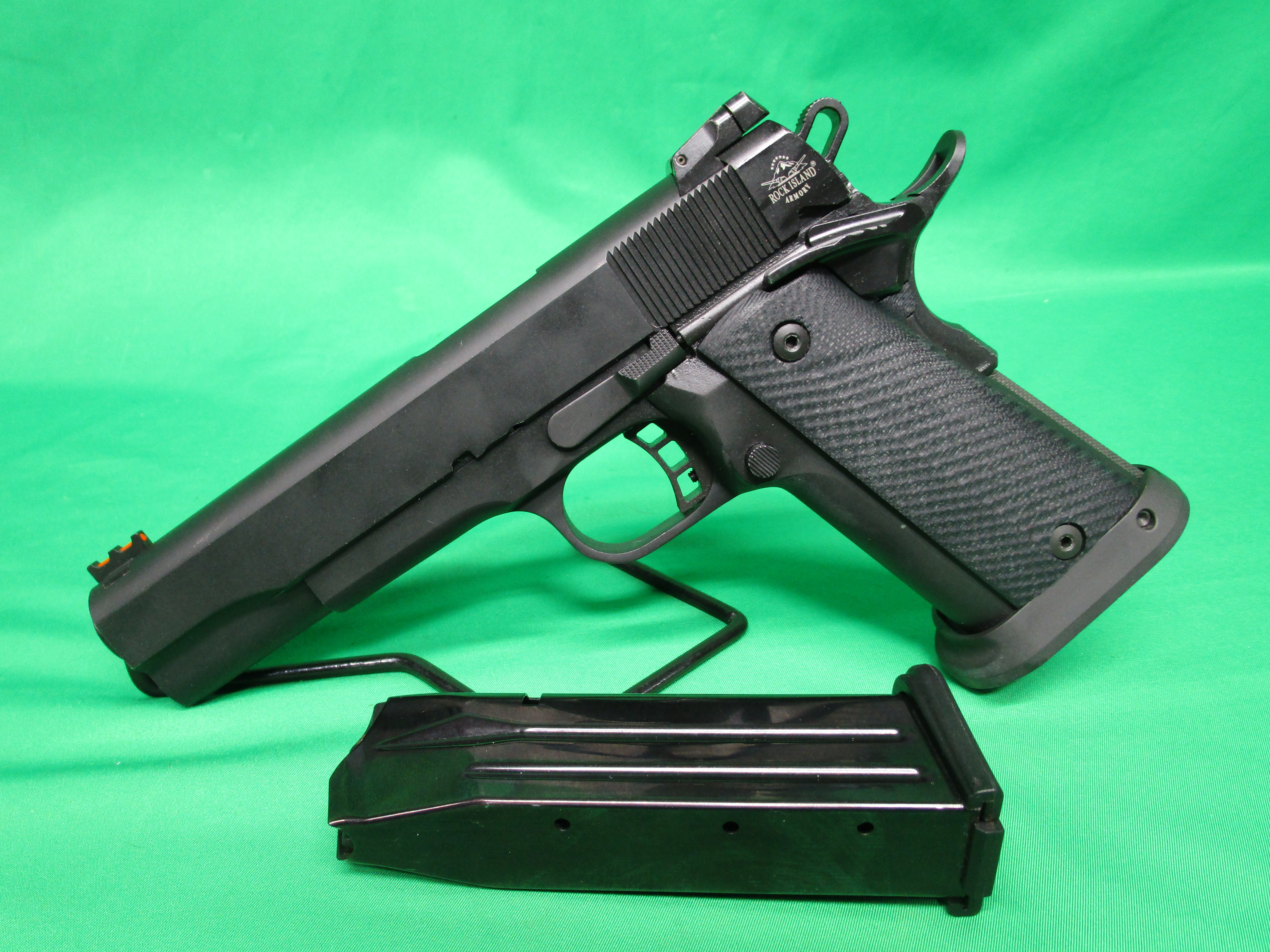 USED ROCK ISLAND ARMORY M1911 A2 FS TACT II 10MM 5" W/ 2 MAGS RIA2670951
