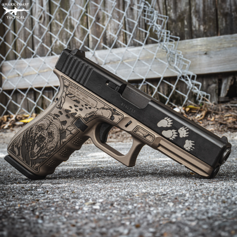 NEW GLOCK PF2050203 20SF 10MM 4.61" SHARK COAST CUSTOMS BEAR EDITION 810105518399