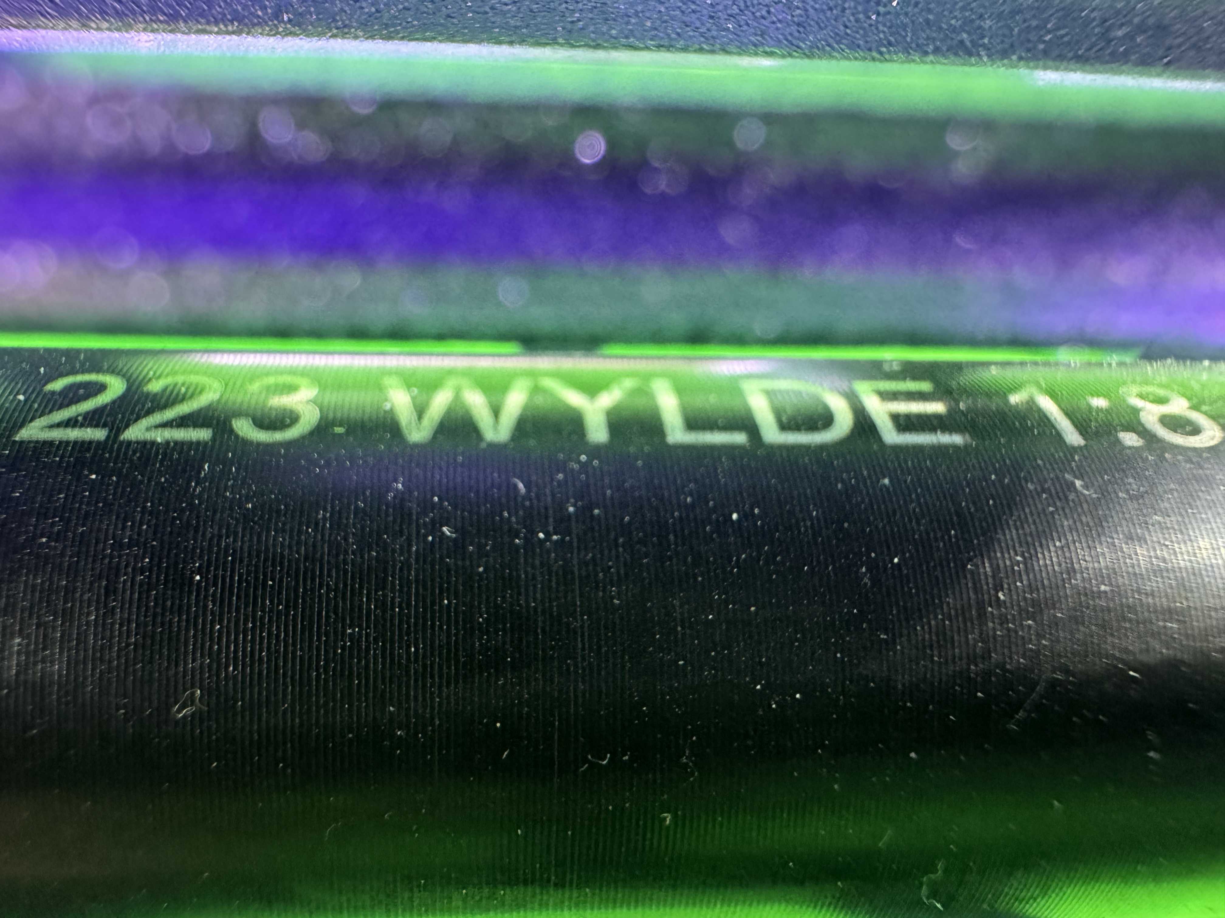 R15 - .223 Wylde, Purple Accents, 16" Barrel with 15" handguard.