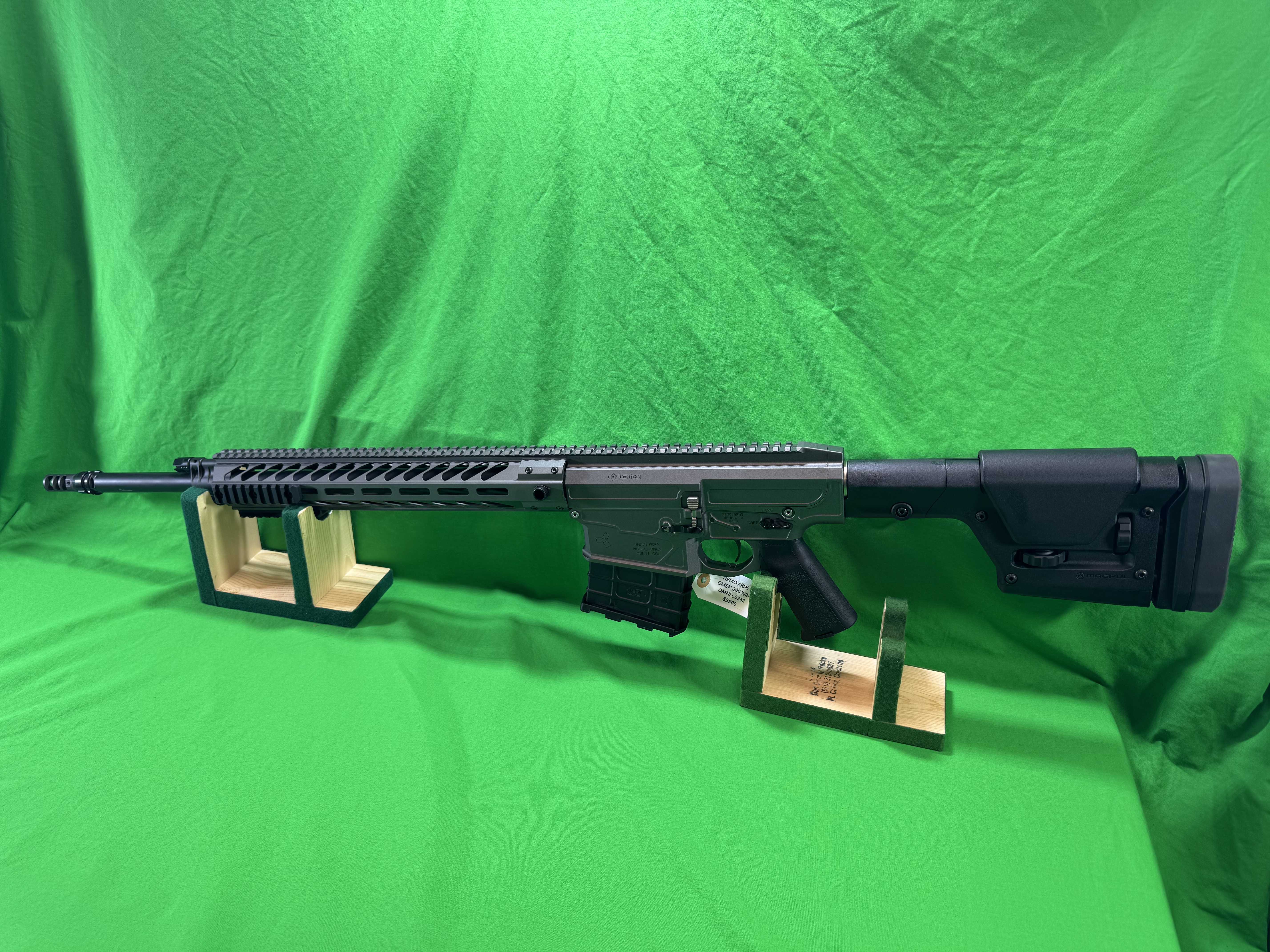Nemo Arms, OMEN Match 3.0, 300 WIN - 22” Barrel, 14RD, AR10 Platform