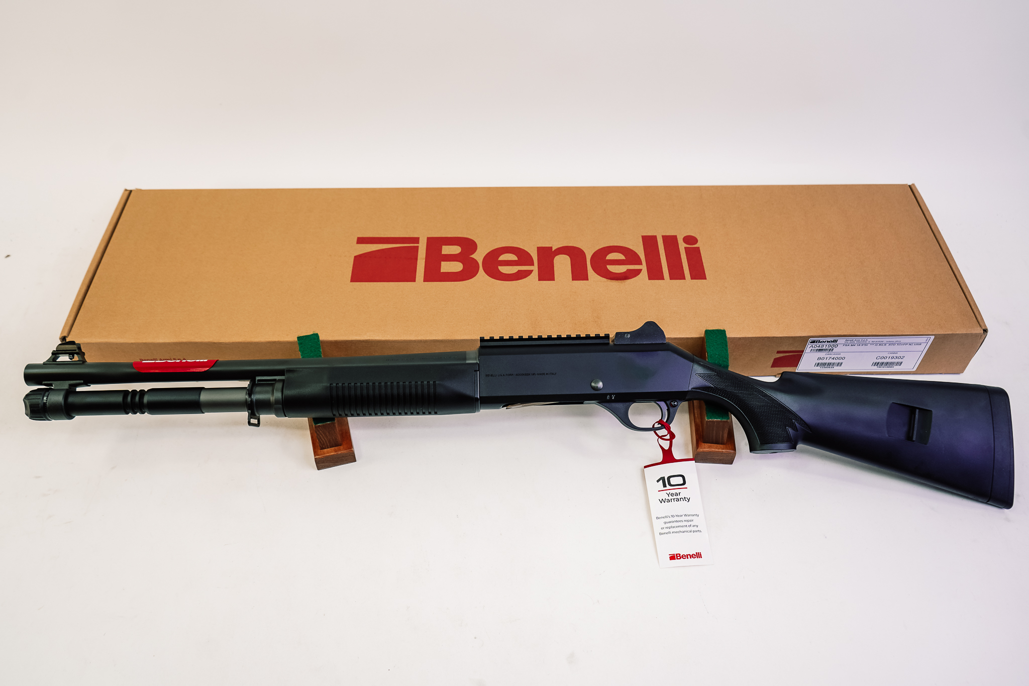 BENELLI M4 TACTICAL 12 GAUGE SHOTGUN 18.5" BLACK - 11703