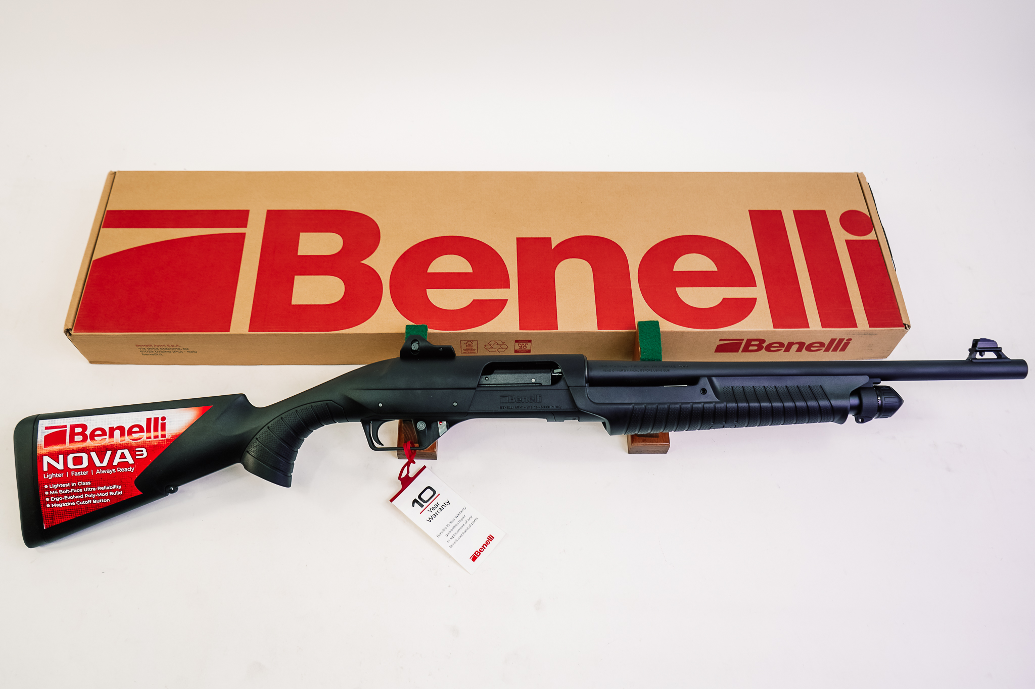 Benelli Nova 3 Defense 12ga 3" 18.5" Bbl Black 4+1 20580