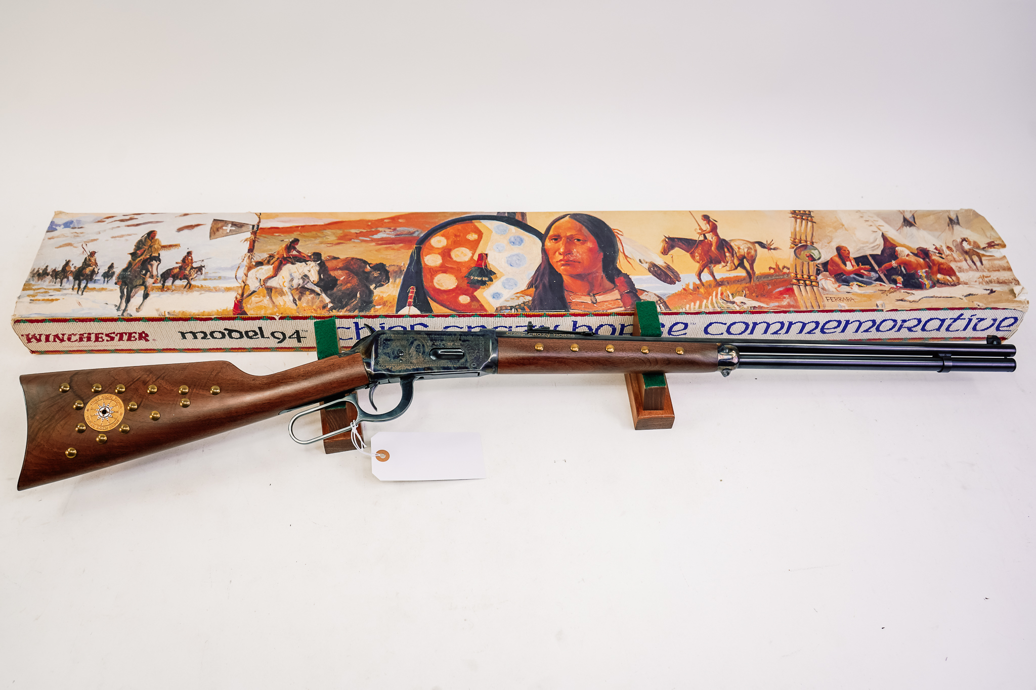 WINCHESTER 1894 CHIEF CRAZY HORSE COMMEMERATIVE 38-55