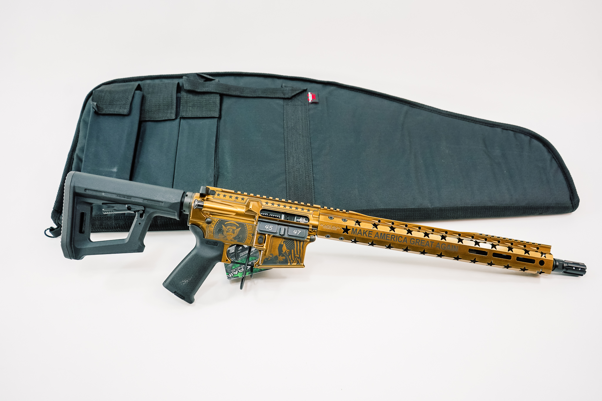 BLACK RAIN ORDNANCE SPEC 15 TRUMP GOLD 5.56