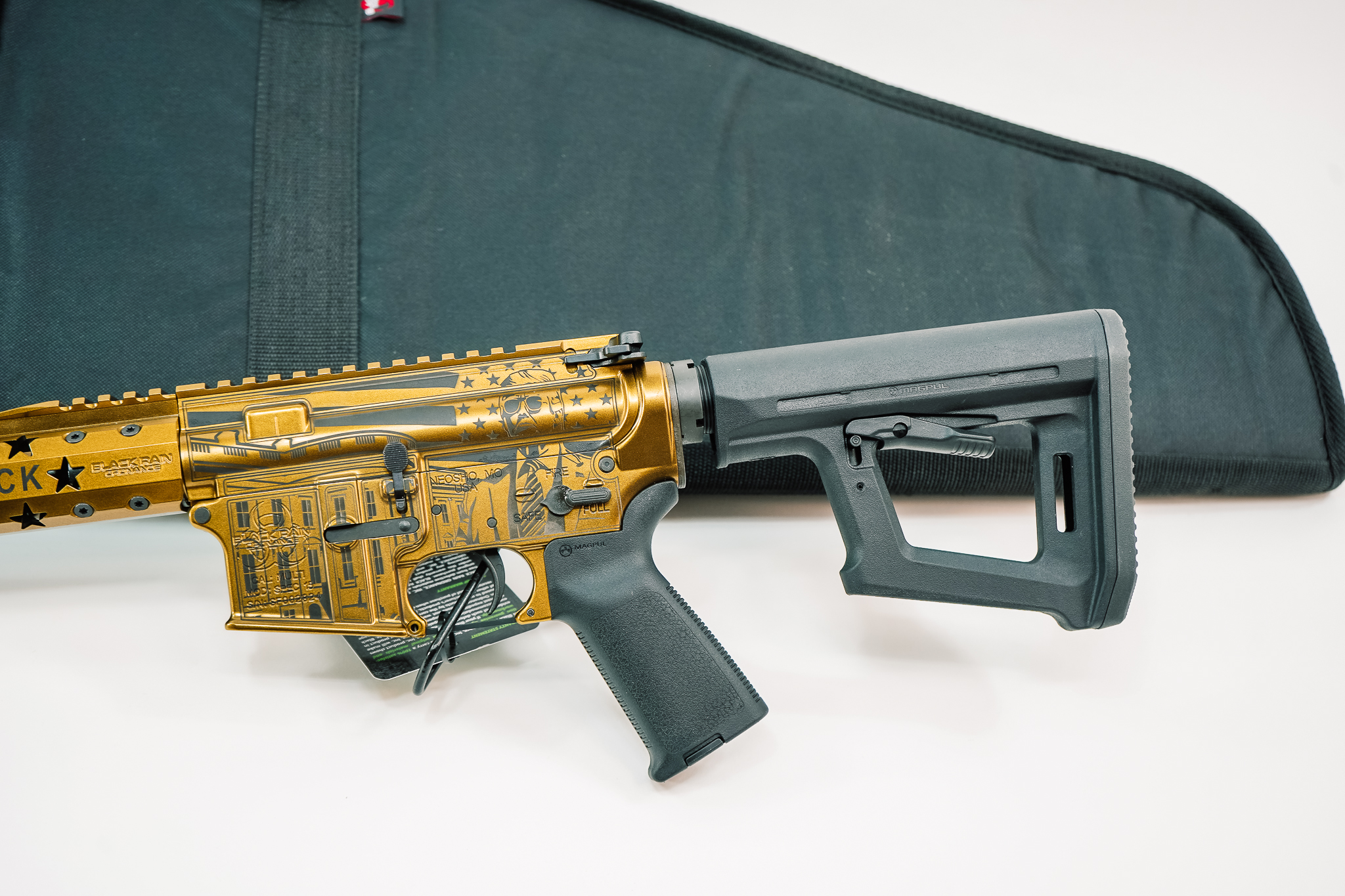 BLACK RAIN ORDNANCE SPEC 15 TRUMP GOLD 5.56