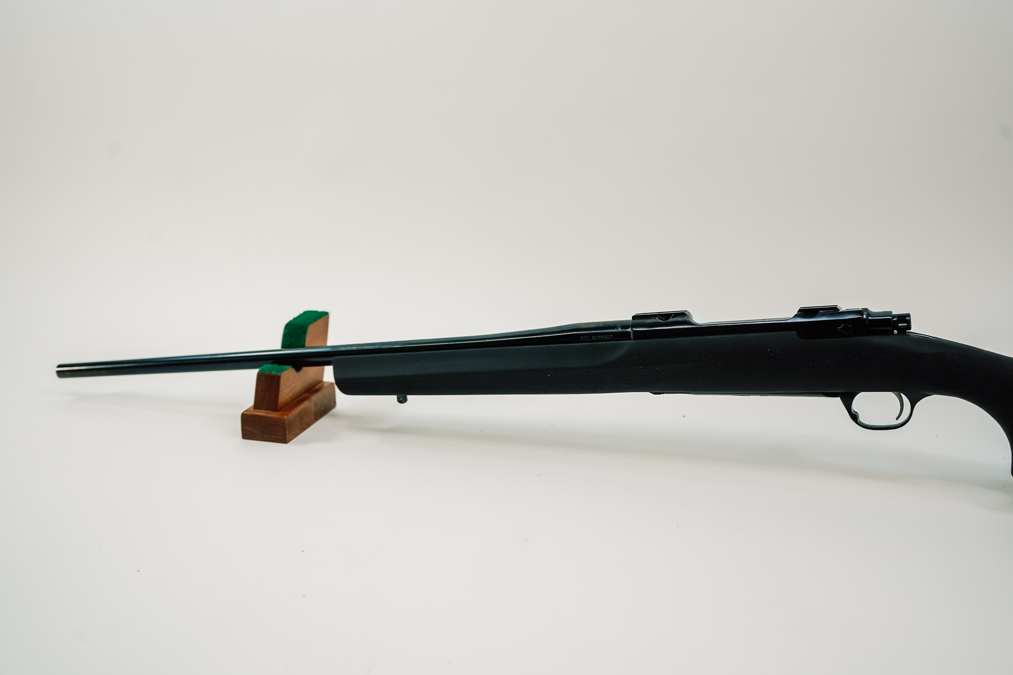 RUGER M77 HAWKEYE 257ROBERTS WITH BLACK HOGUE STOCK