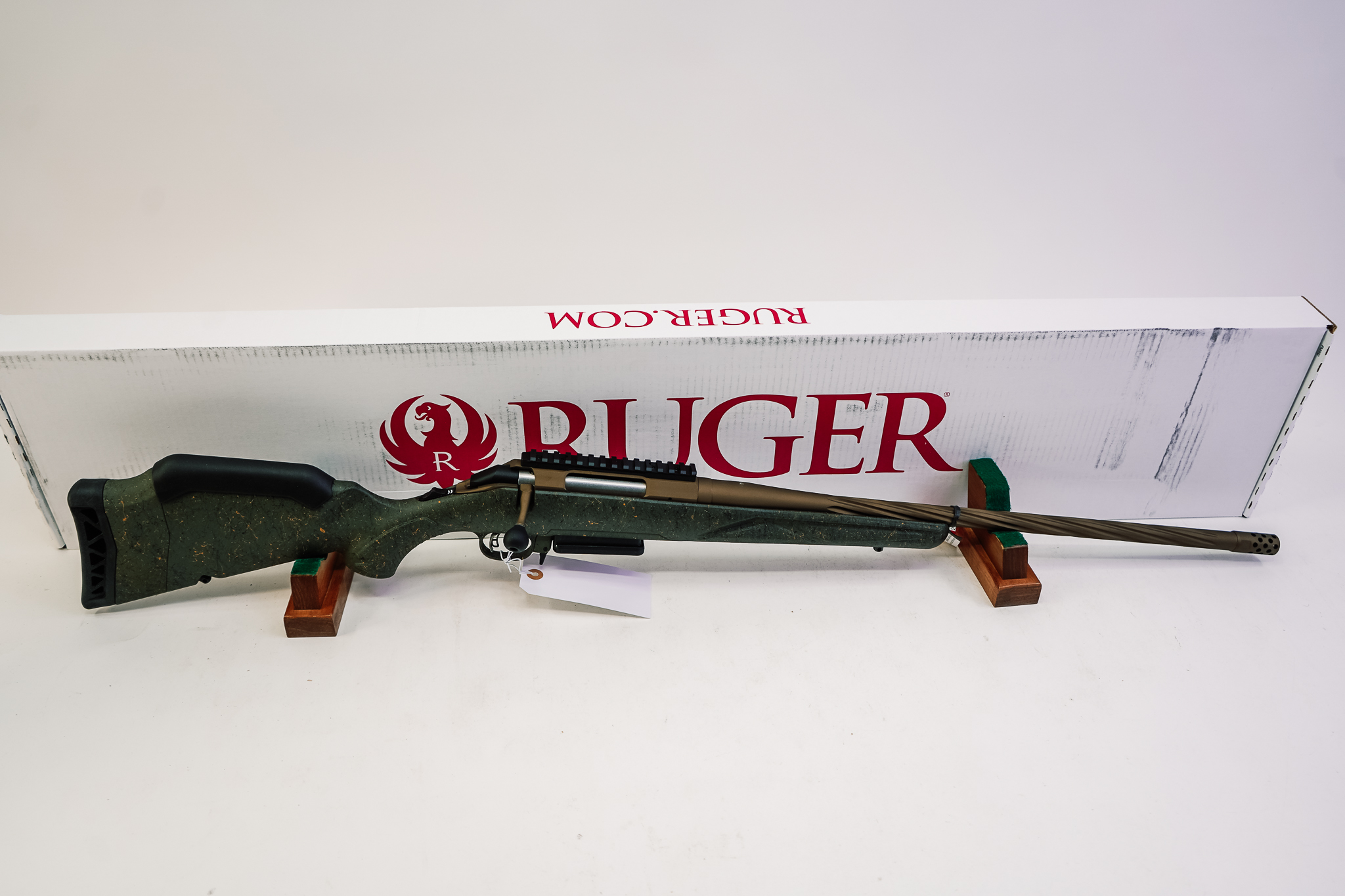 Ruger 46934 American Predator Gen II, 6mm Creedmoor, 22" TB, Green Splatter