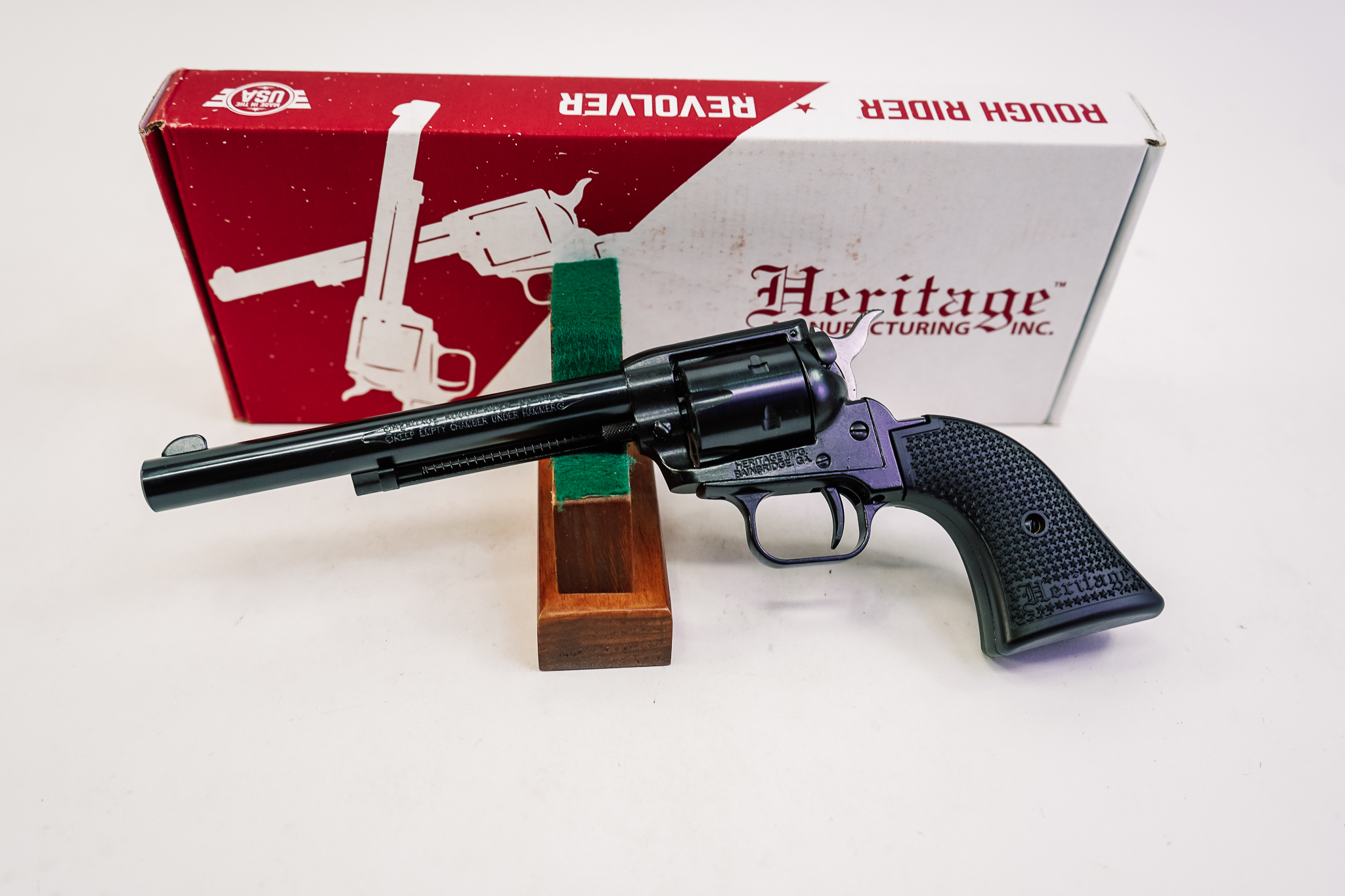 Heritage Rough Rider Small Bore 22 LR - BLUE 6.5" FS POLY RR22B6PG
