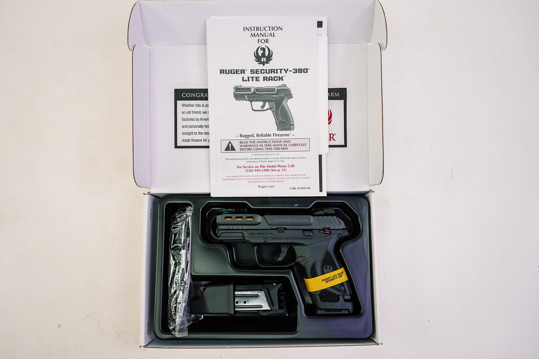 Ruger Security-380 380 ACP BLK/GLD 3856 15+1, 3.42"