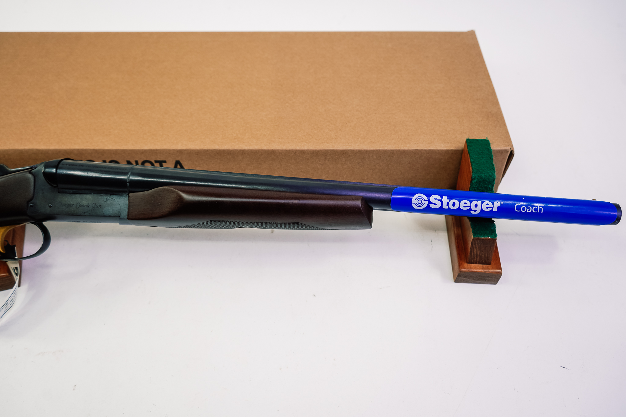 Stoeger Coach Gun ST 12ga 3" 20" BBL Satin Walnut Blue SXS Shotgun 31460