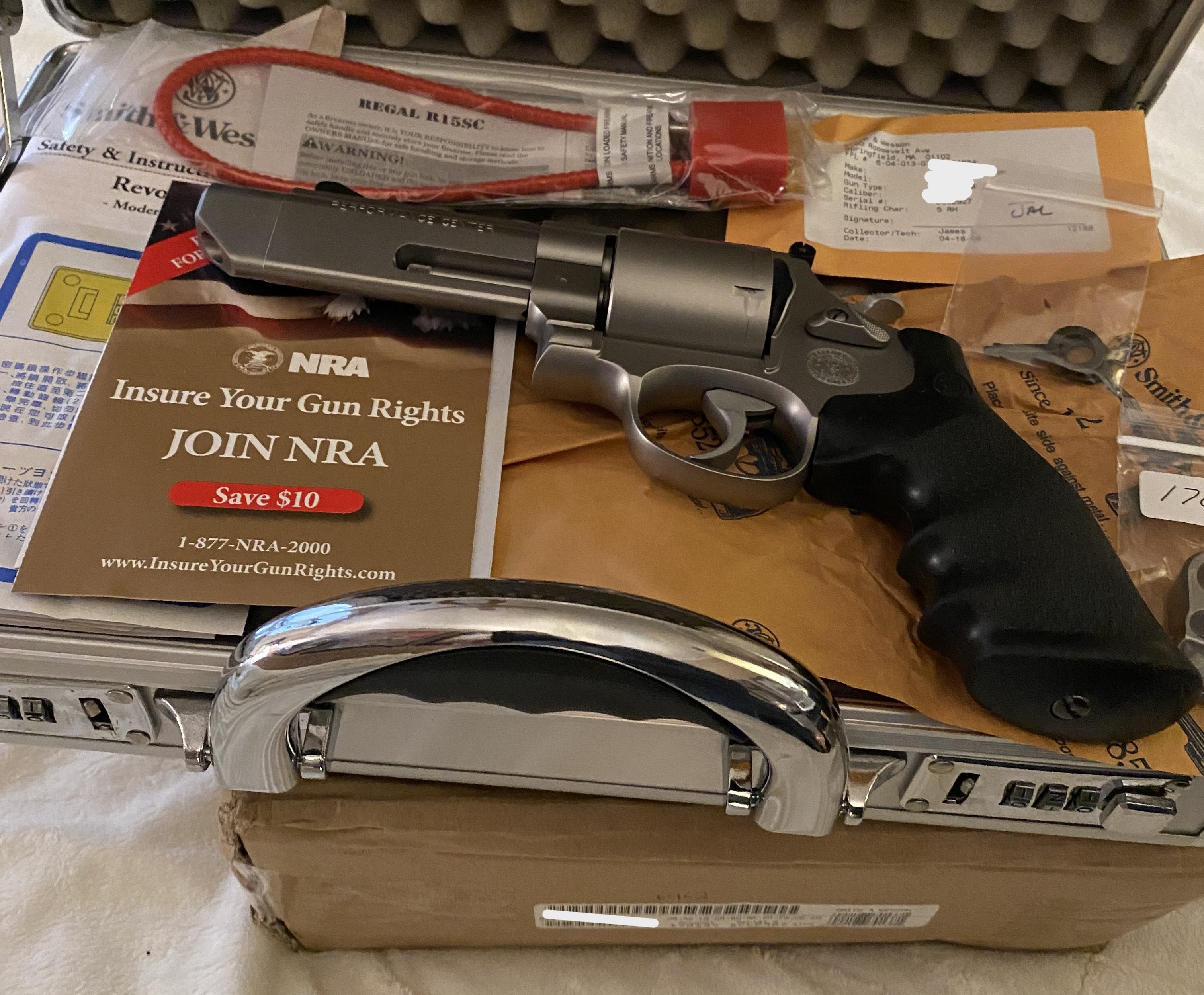 PRICE REDUCED $1250 *MINT* Smith & Wesson Model 629-5 V Comp PC Revolver .44