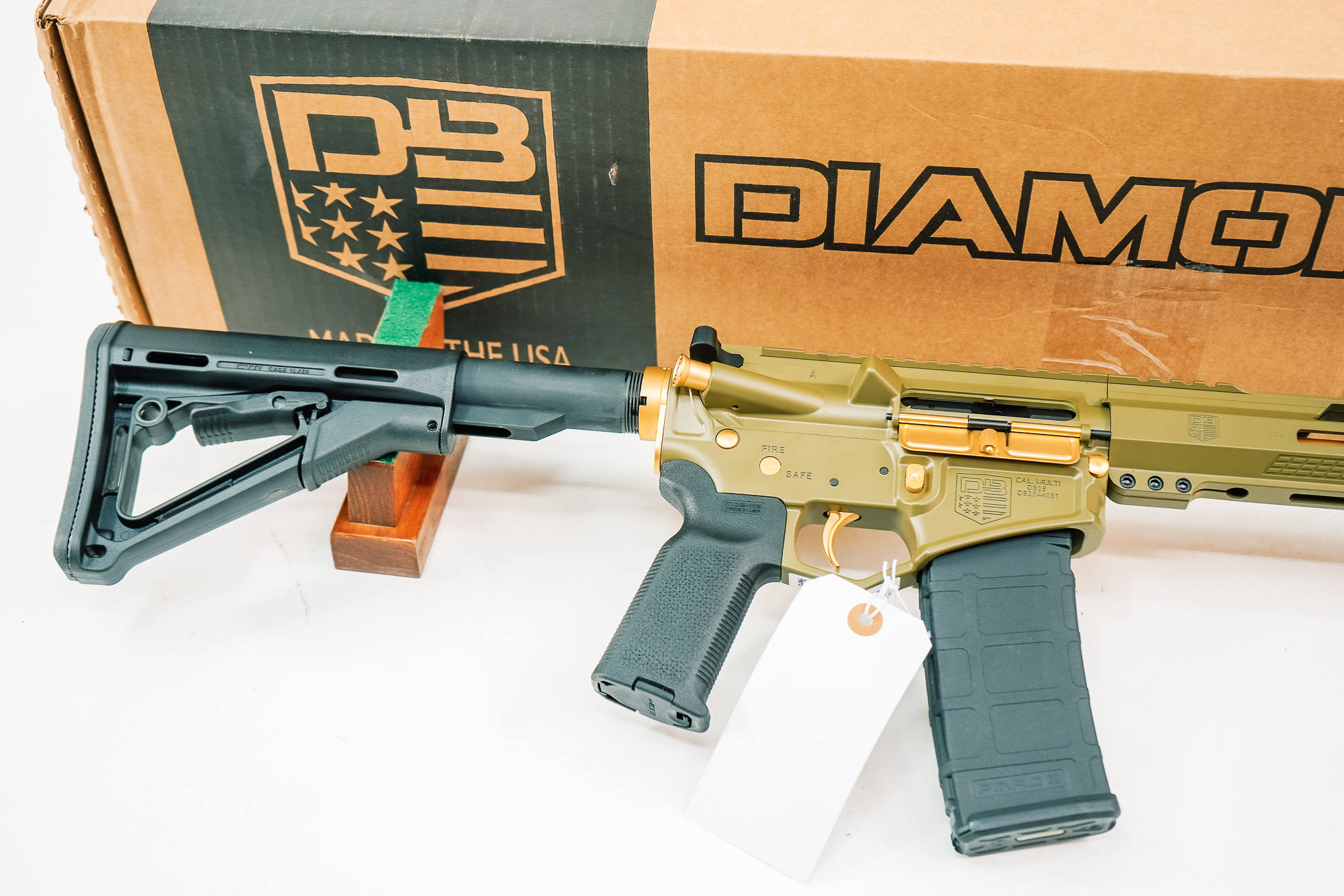Diamondback DB175AK801 DB15 5.56 NATO 30+1 16" Gold Cerakote