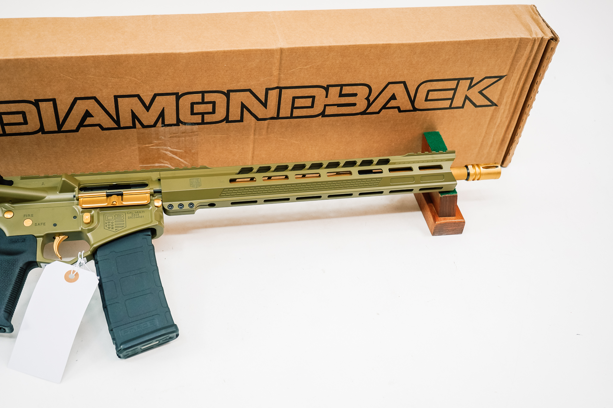 Diamondback DB175AK801 DB15 5.56 NATO 30+1 16" Gold Cerakote