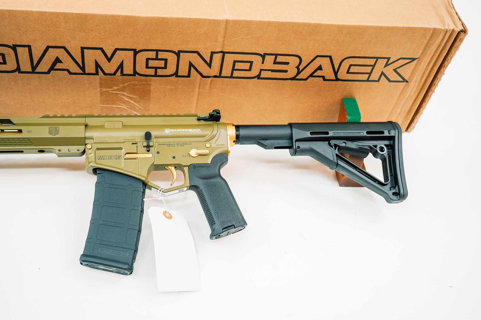 Diamondback DB175AK801 DB15 5.56 NATO 30+1 16" Gold Cerakote