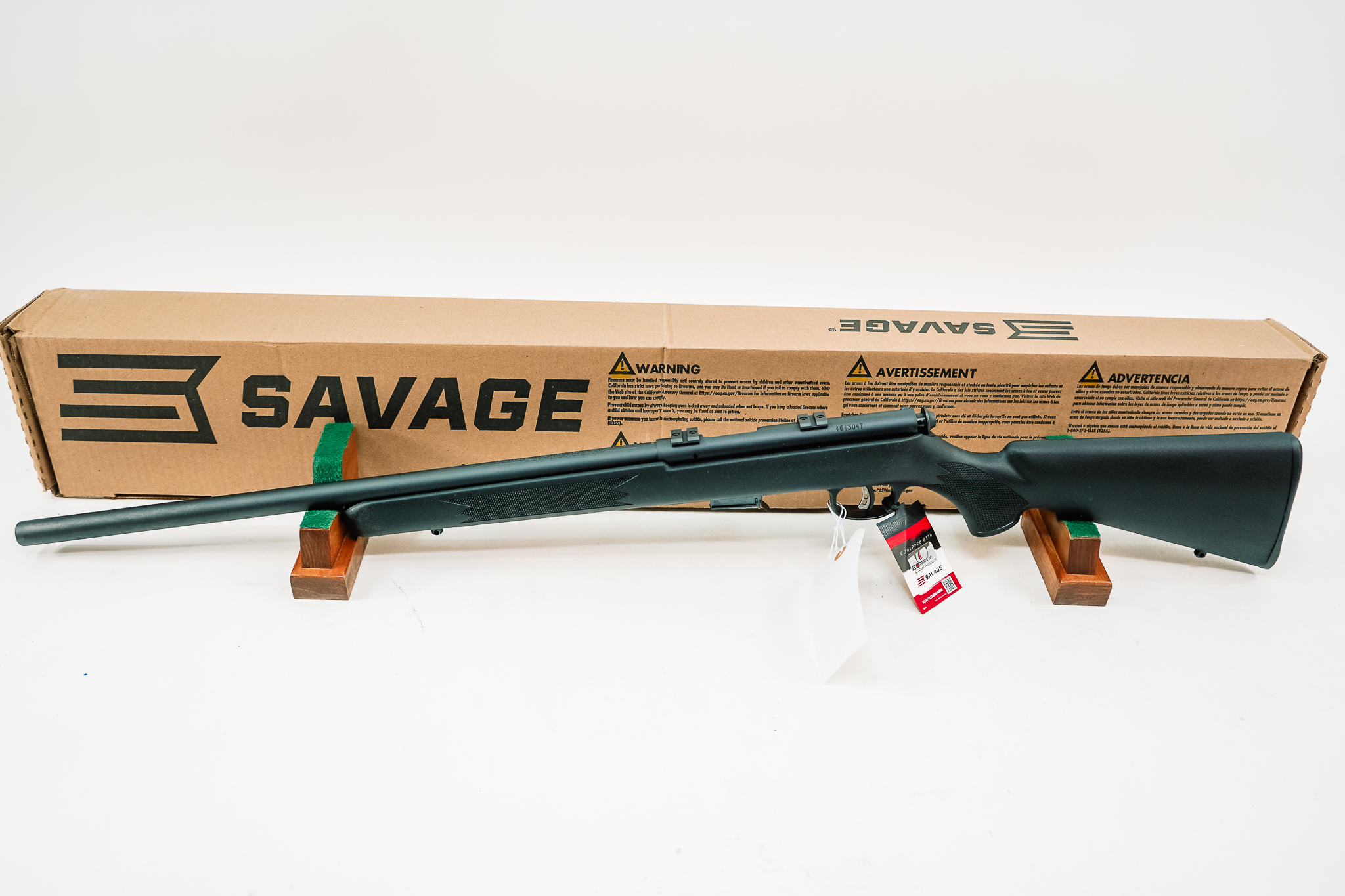 Savage Arms 96700 93R17 FV Full Size 17 HMR 5+1 21"