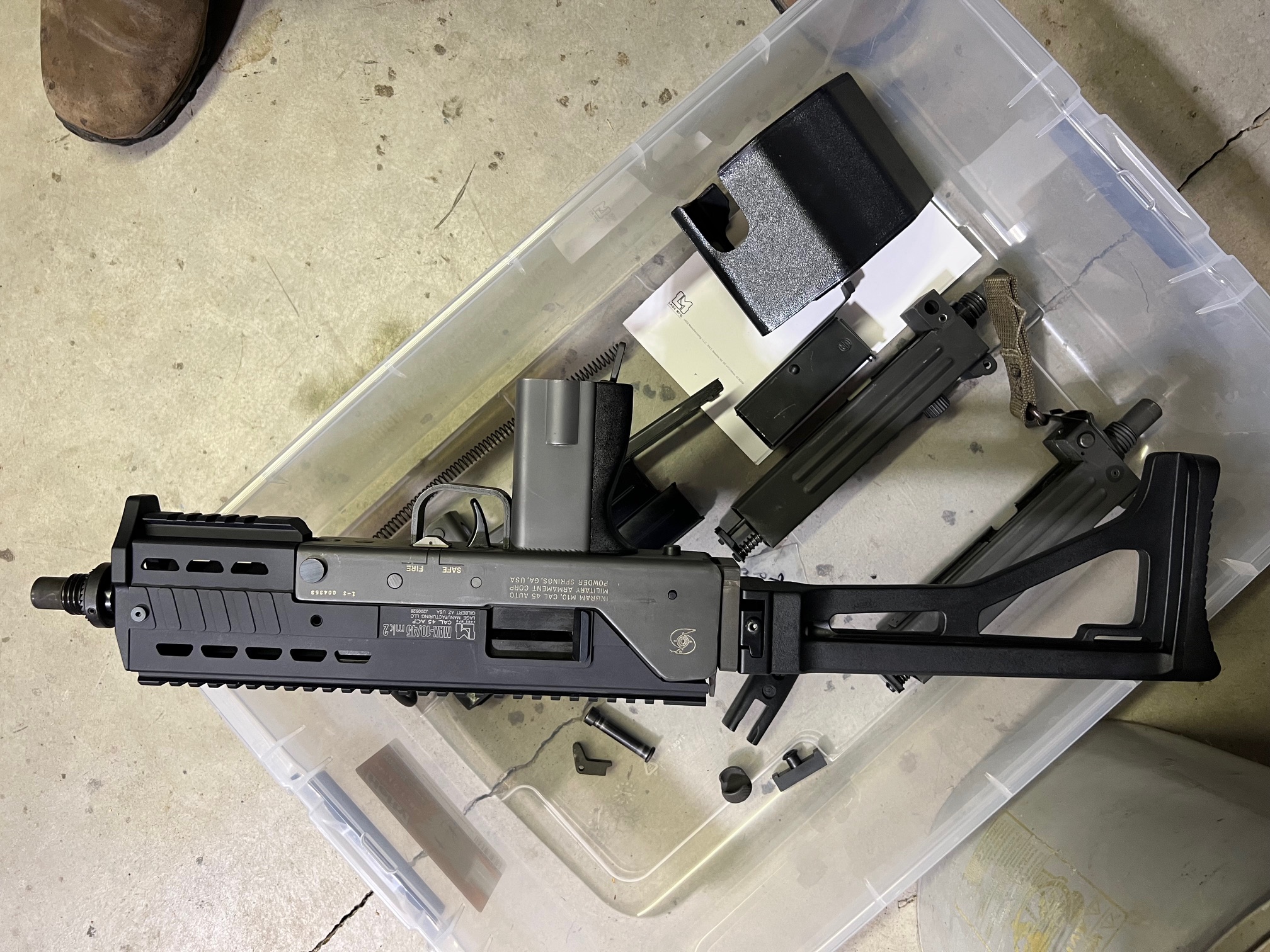 Powder Springs M10 9mm with Lage Max 10/45 MK2