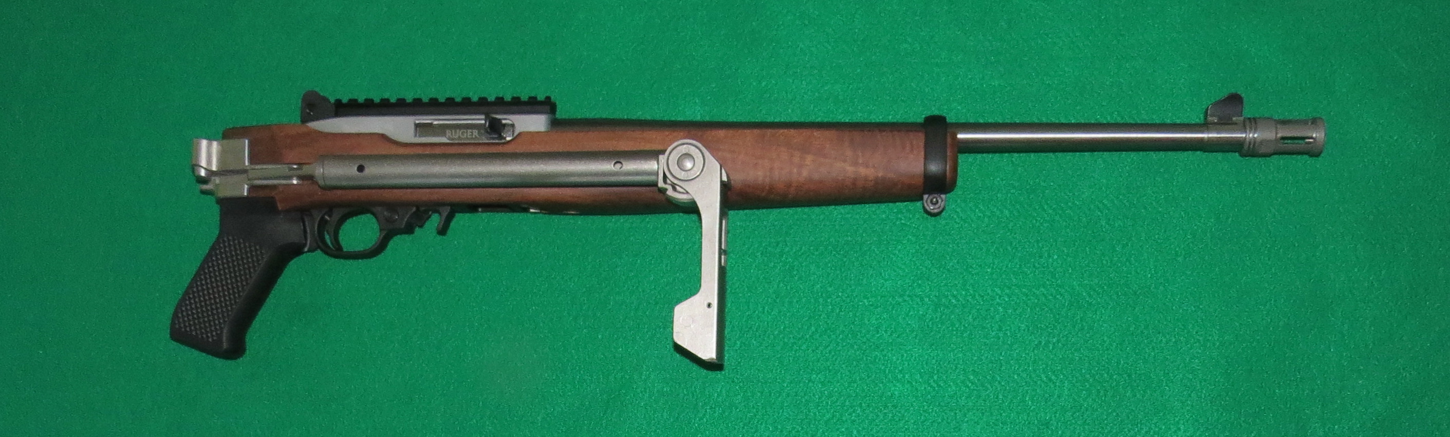 Ruger 10-22 w/Samson folding stock # 10440