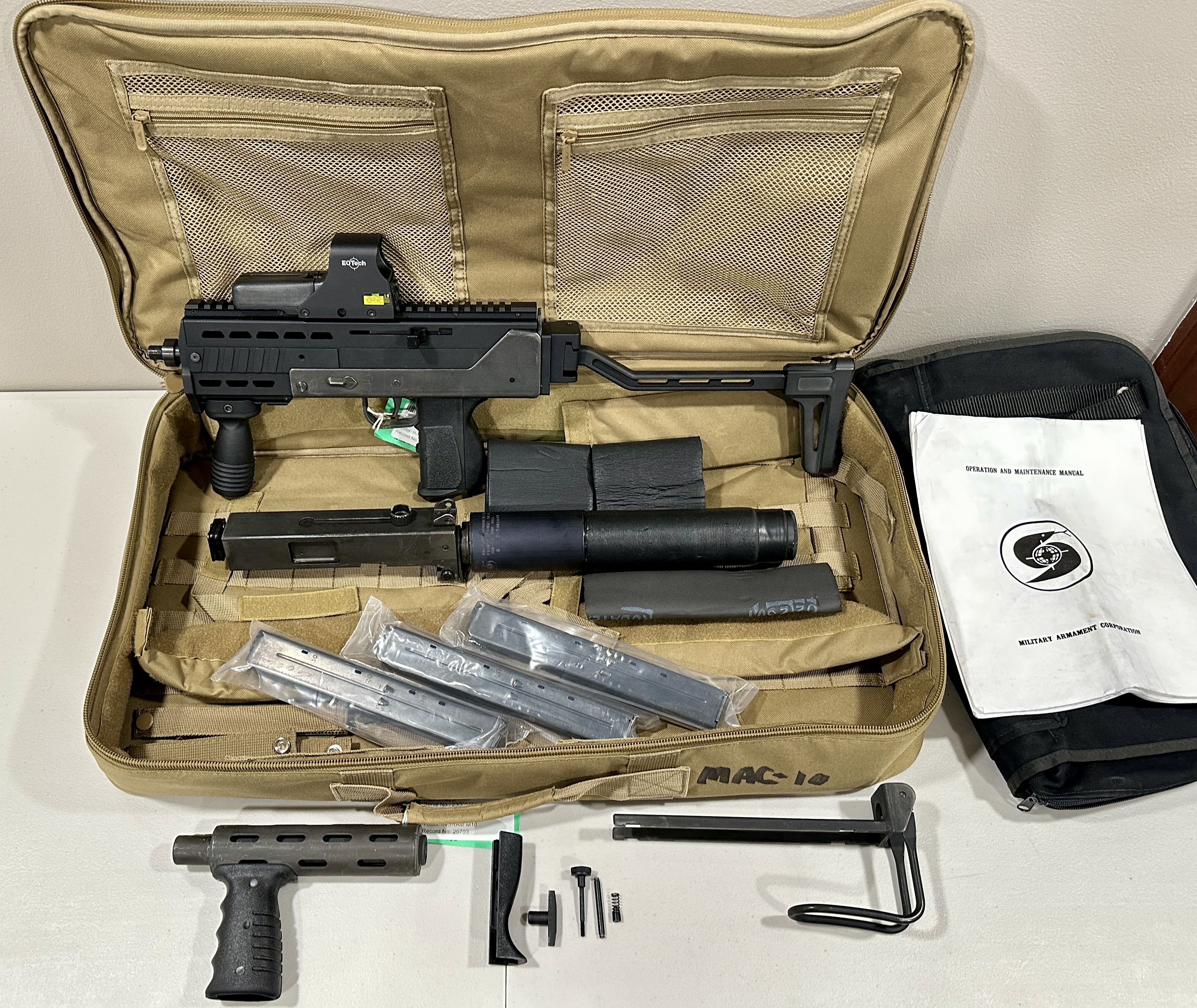 Powder Springs M10/9mm w/ Suppressor