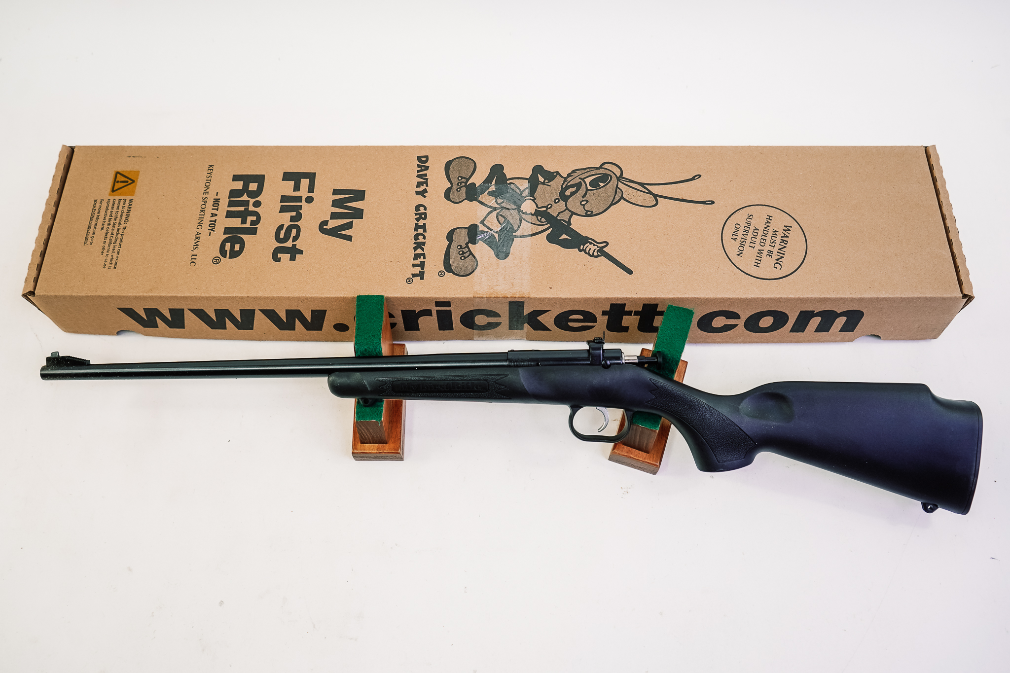 Crickett KSA2240 Youth 22 LR 1rd 16.12" Blued Barrel & Receiver