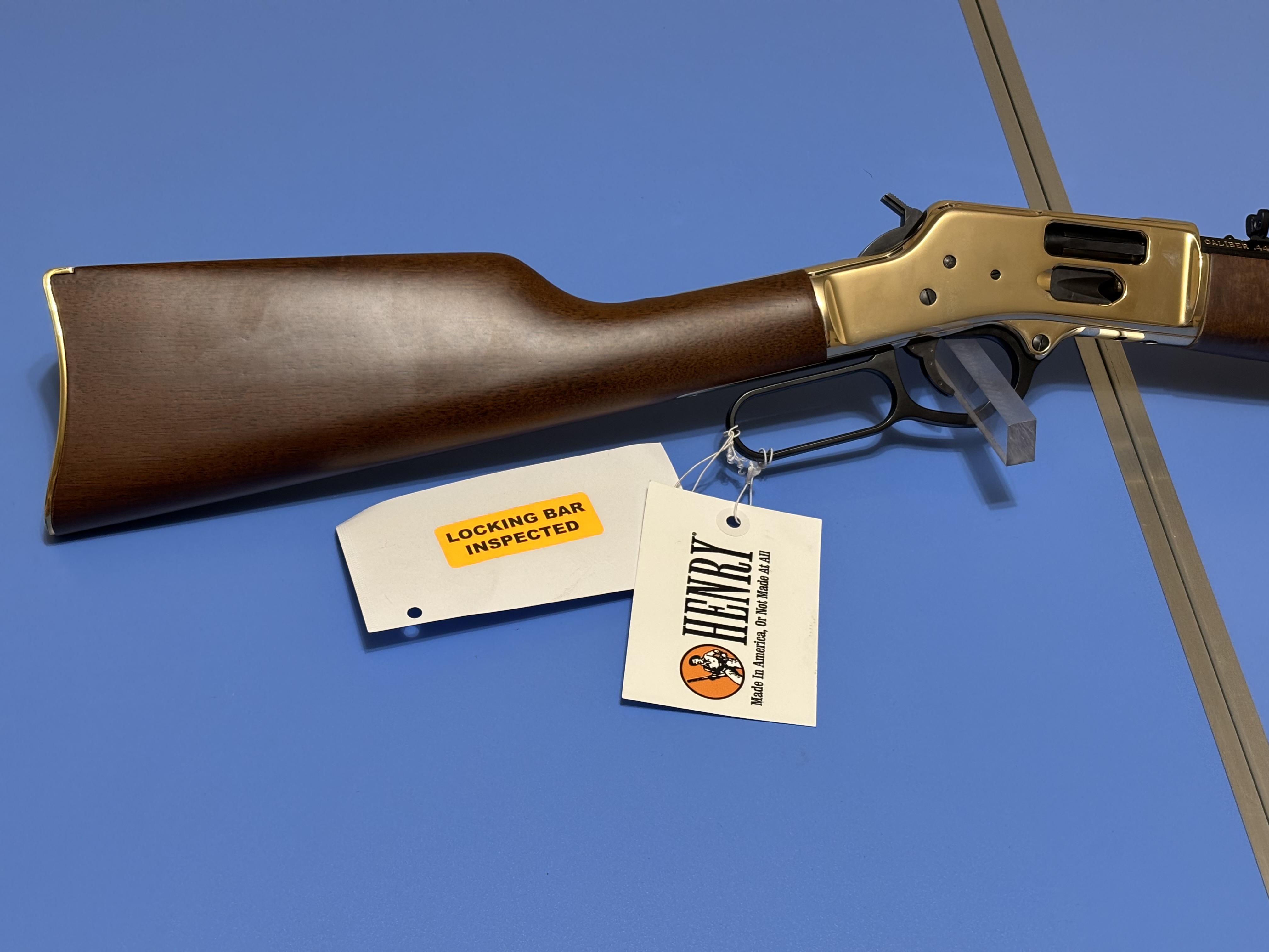 Henry Big Boy Brass Side Gate Lever Action Rifle .44MAG/44SPL 10+1 20" Oct. Barrel SKU:H006G FNIB