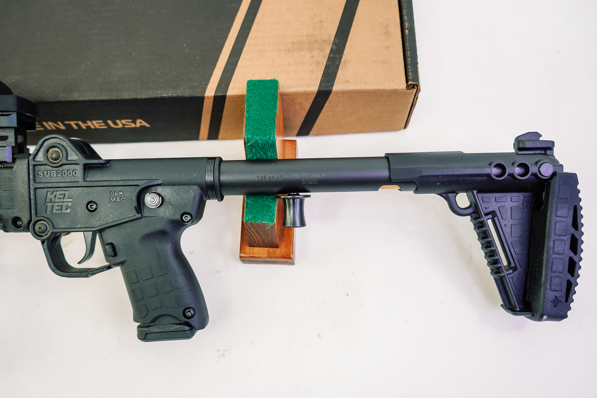 Kel-Tec SUB2K9GLKBLKD SUB2000 Defender w/Optic 9mm Luger 15+1 16.15"