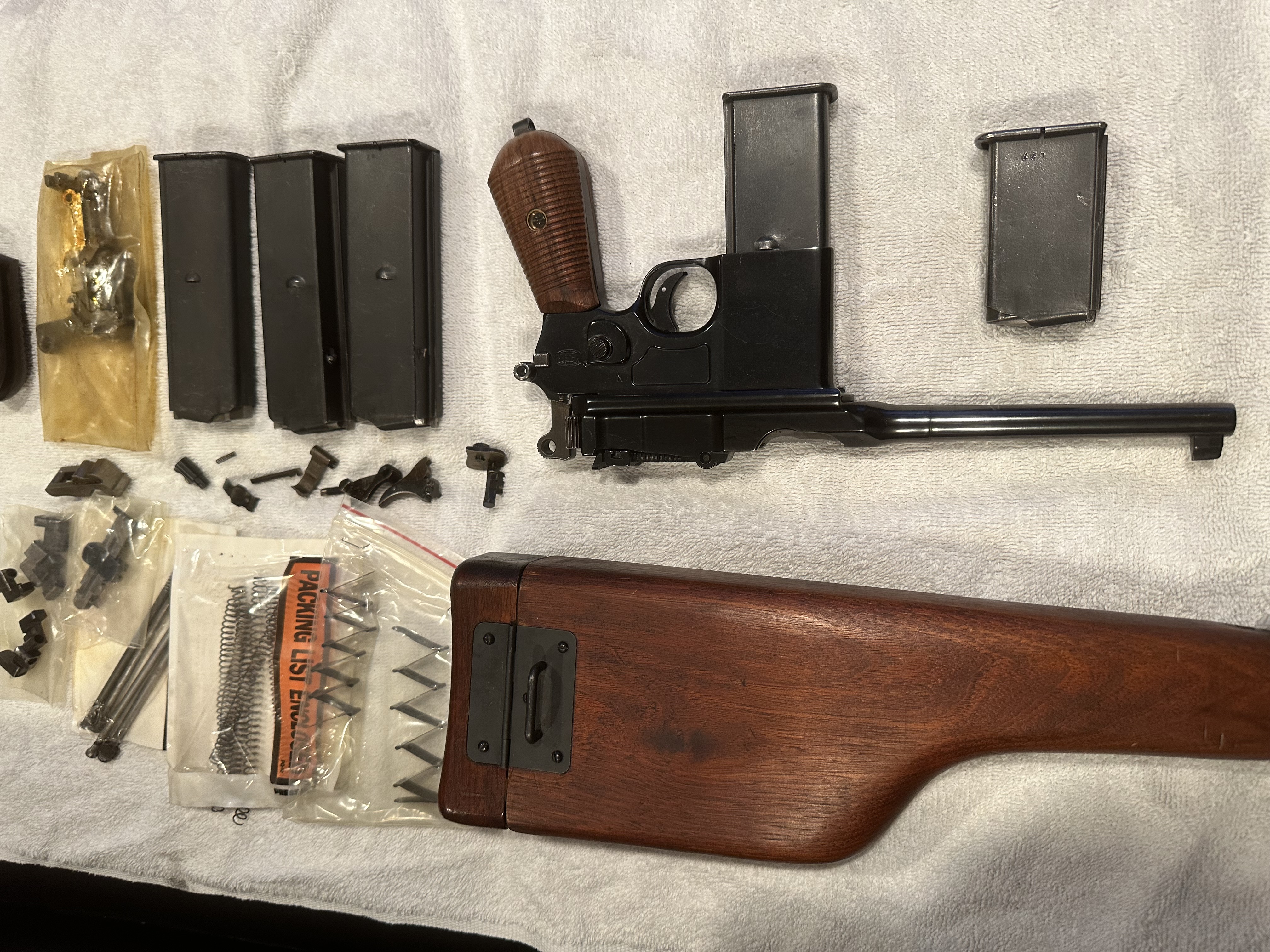 Mauser Model 712 "Schnellfeuer" Machine Pistol Pre Sample