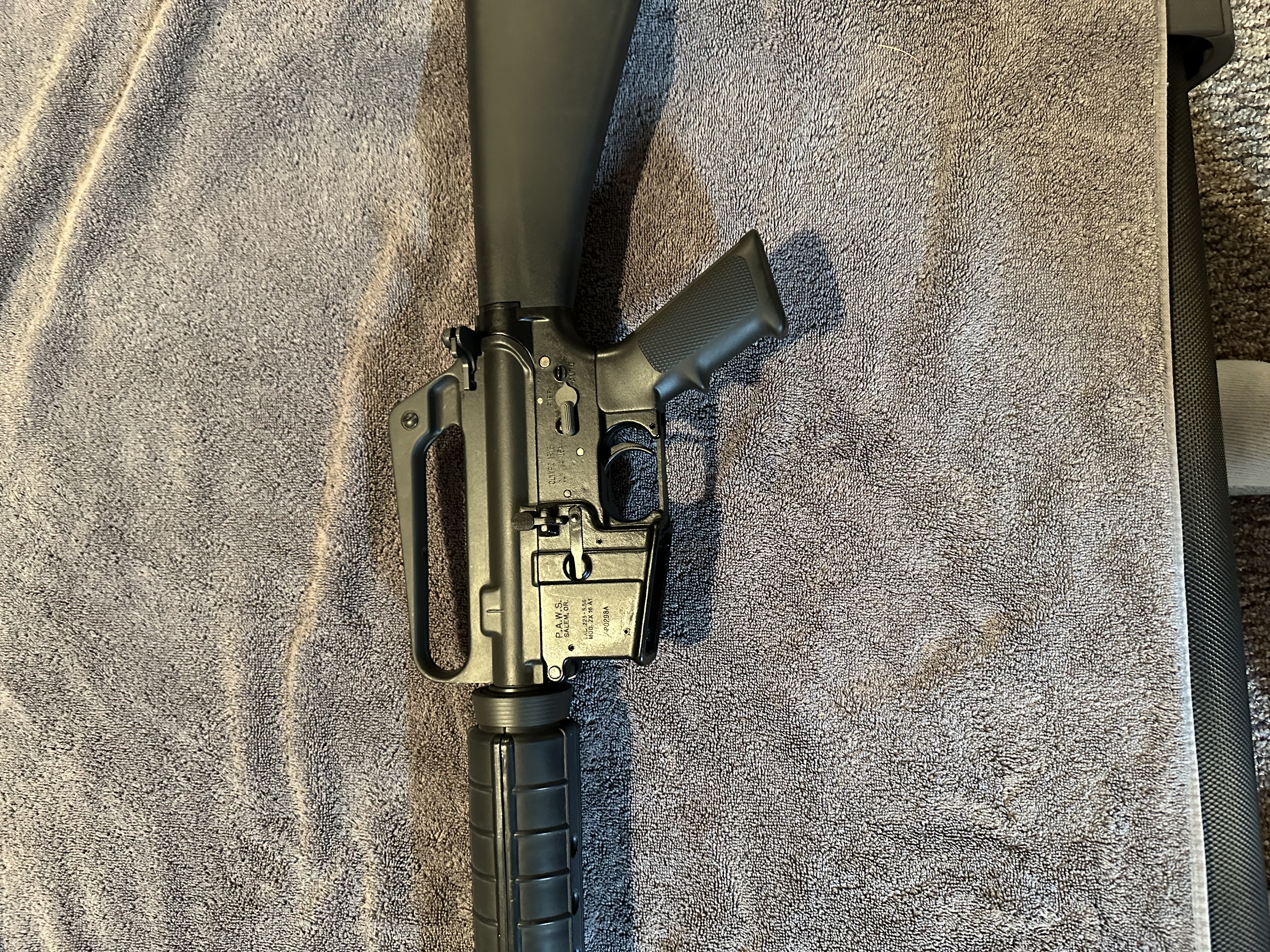 PAWS Transferable M16 W/ Integral Suppressor