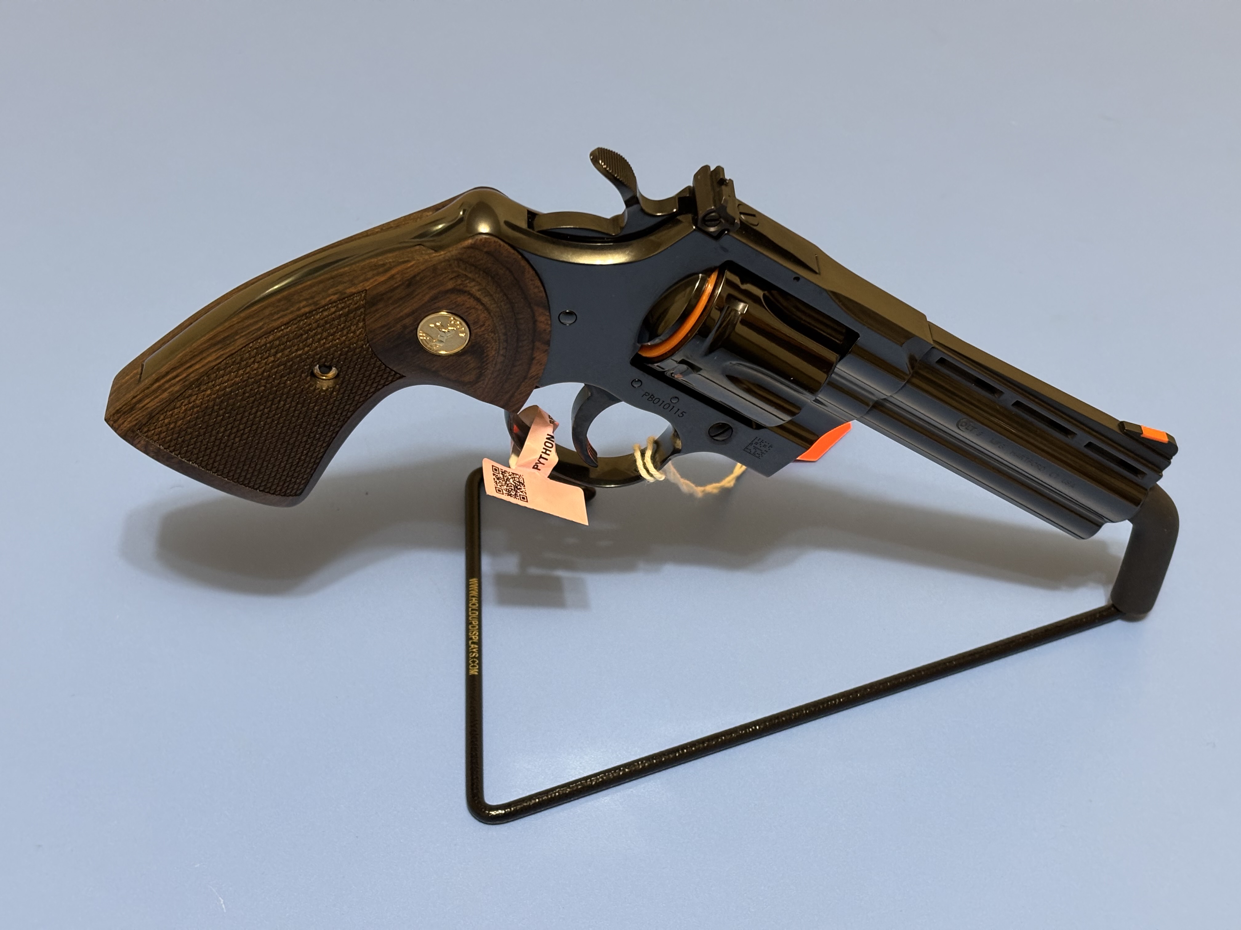 Colt Python .357MAG 6-Shot 4.25" Blued Revolver Factory New Walnut Grips